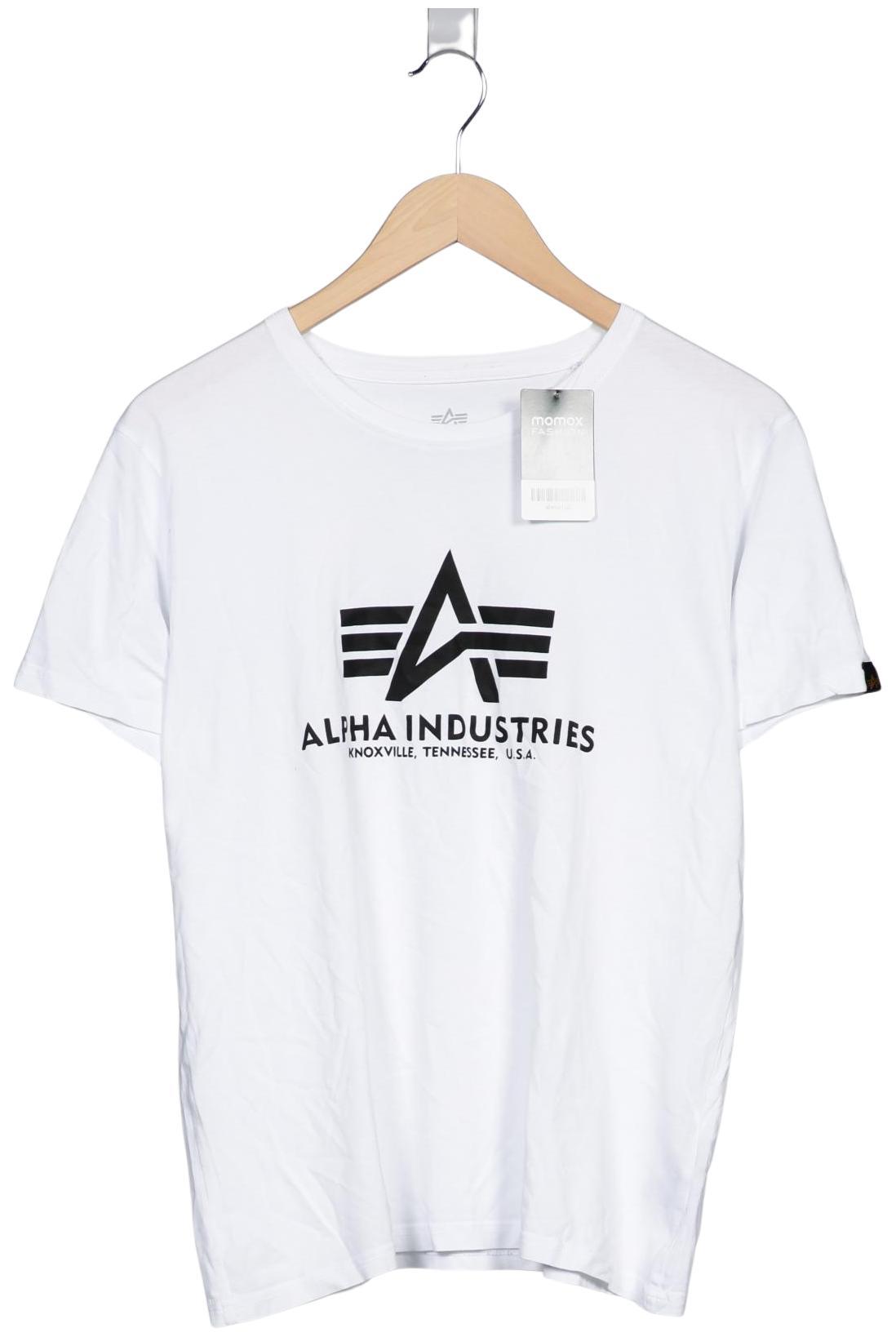 

Alpha industries Herren T-Shirt, weiß, Gr. 48