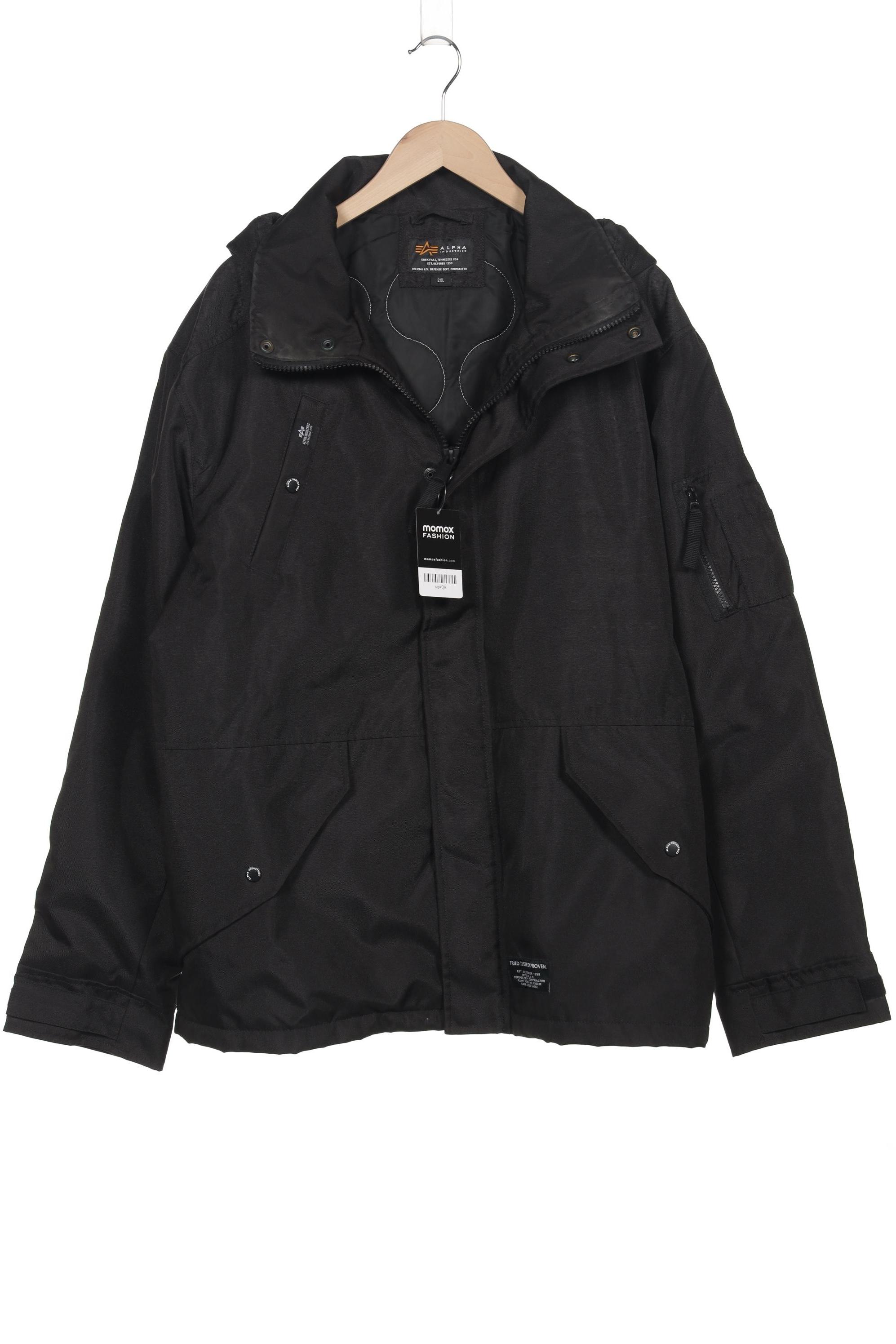 

Alpha industries Herren Jacke, schwarz, Gr. 56