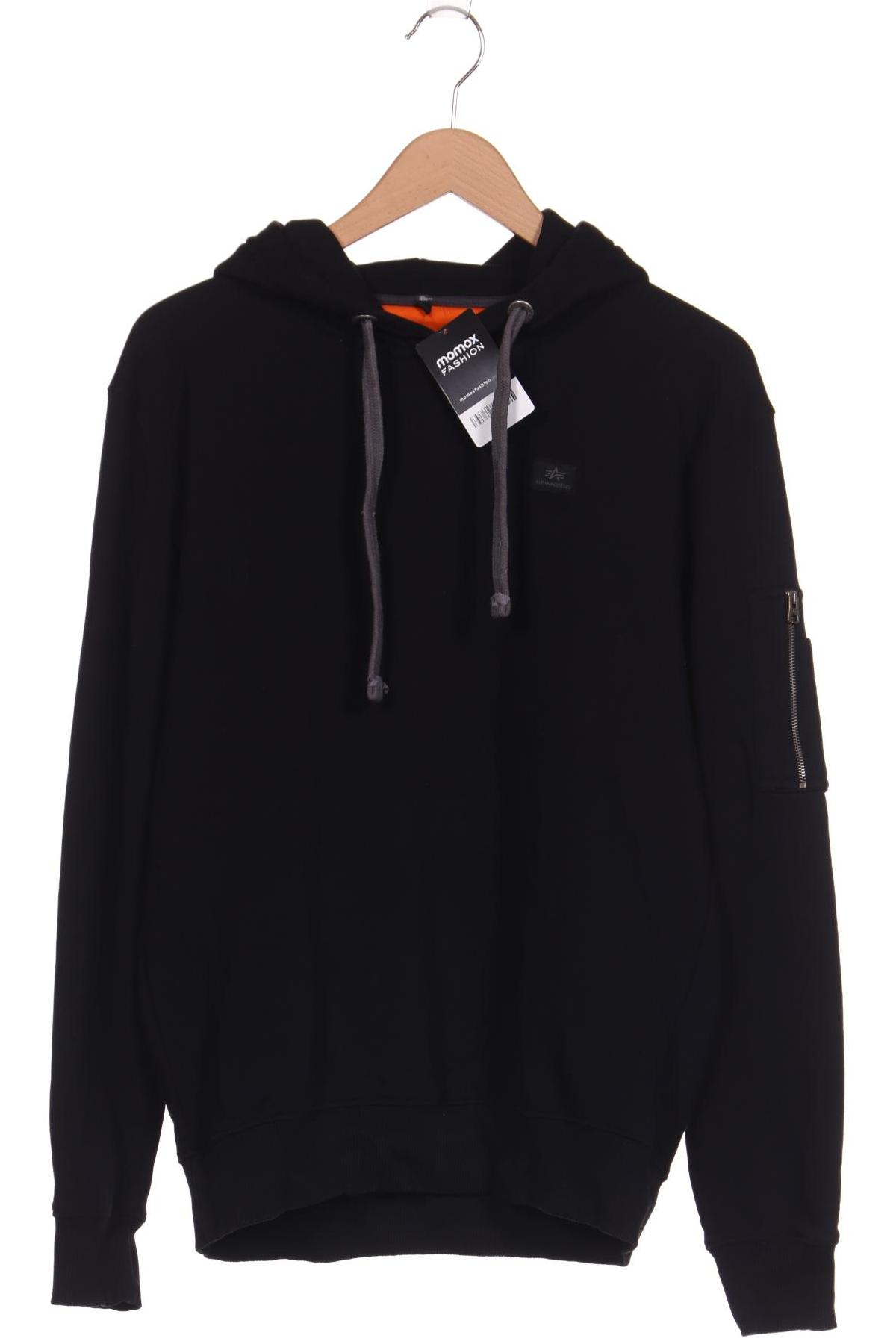 

Alpha industries Herren Kapuzenpullover, schwarz