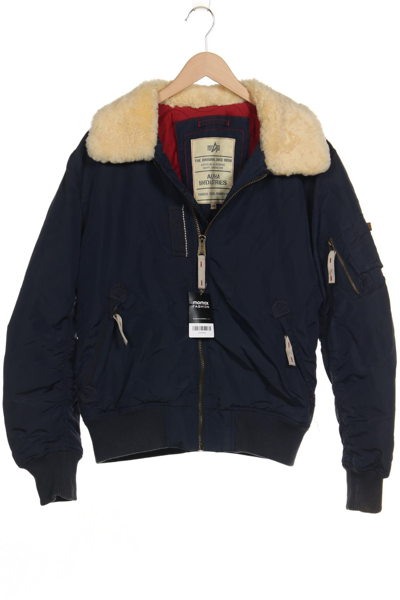 

Alpha industries Herren Jacke, marineblau, Gr. 54