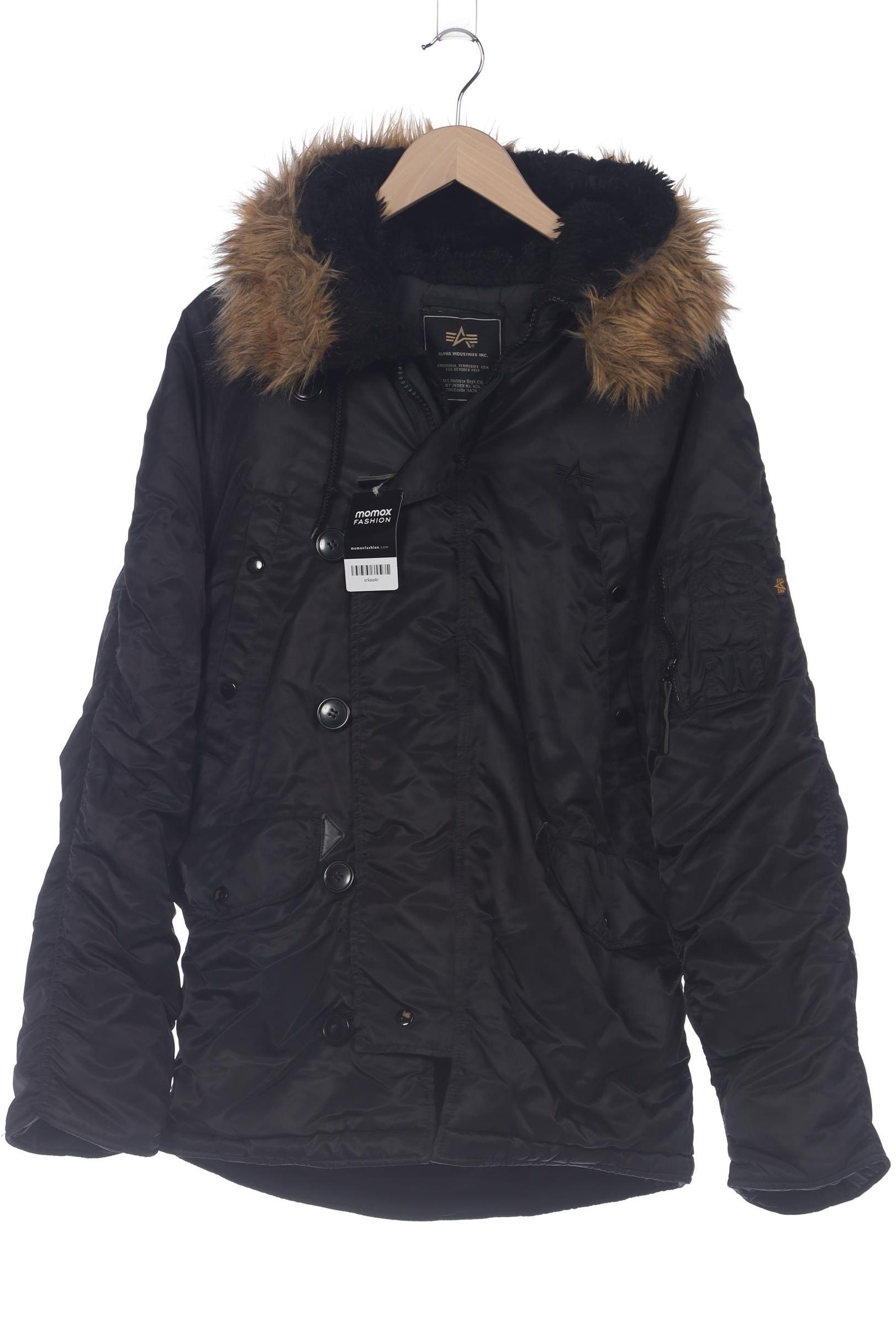 

Alpha industries Herren Jacke, schwarz, Gr. 46