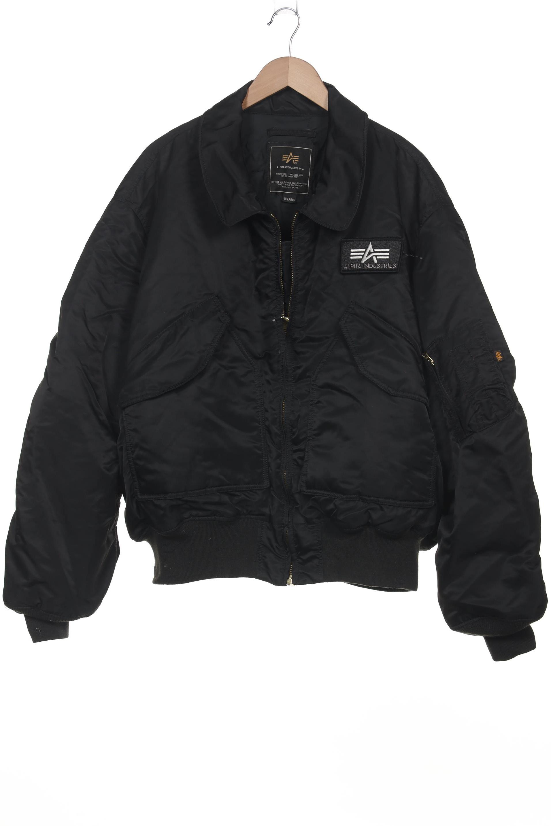 

Alpha industries Herren Jacke, schwarz, Gr. 60