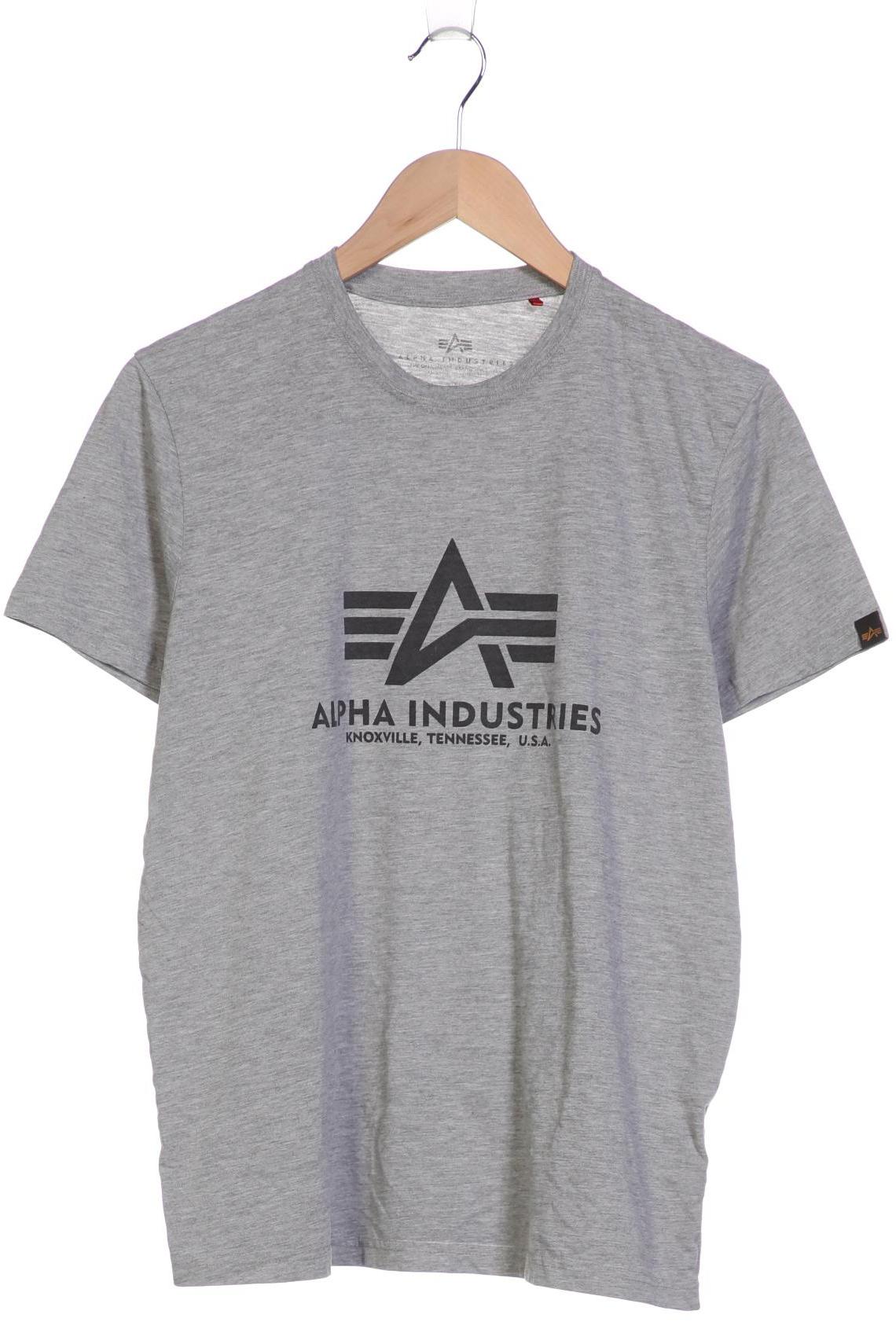 

Alpha industries Herren T-Shirt, grau, Gr. 48