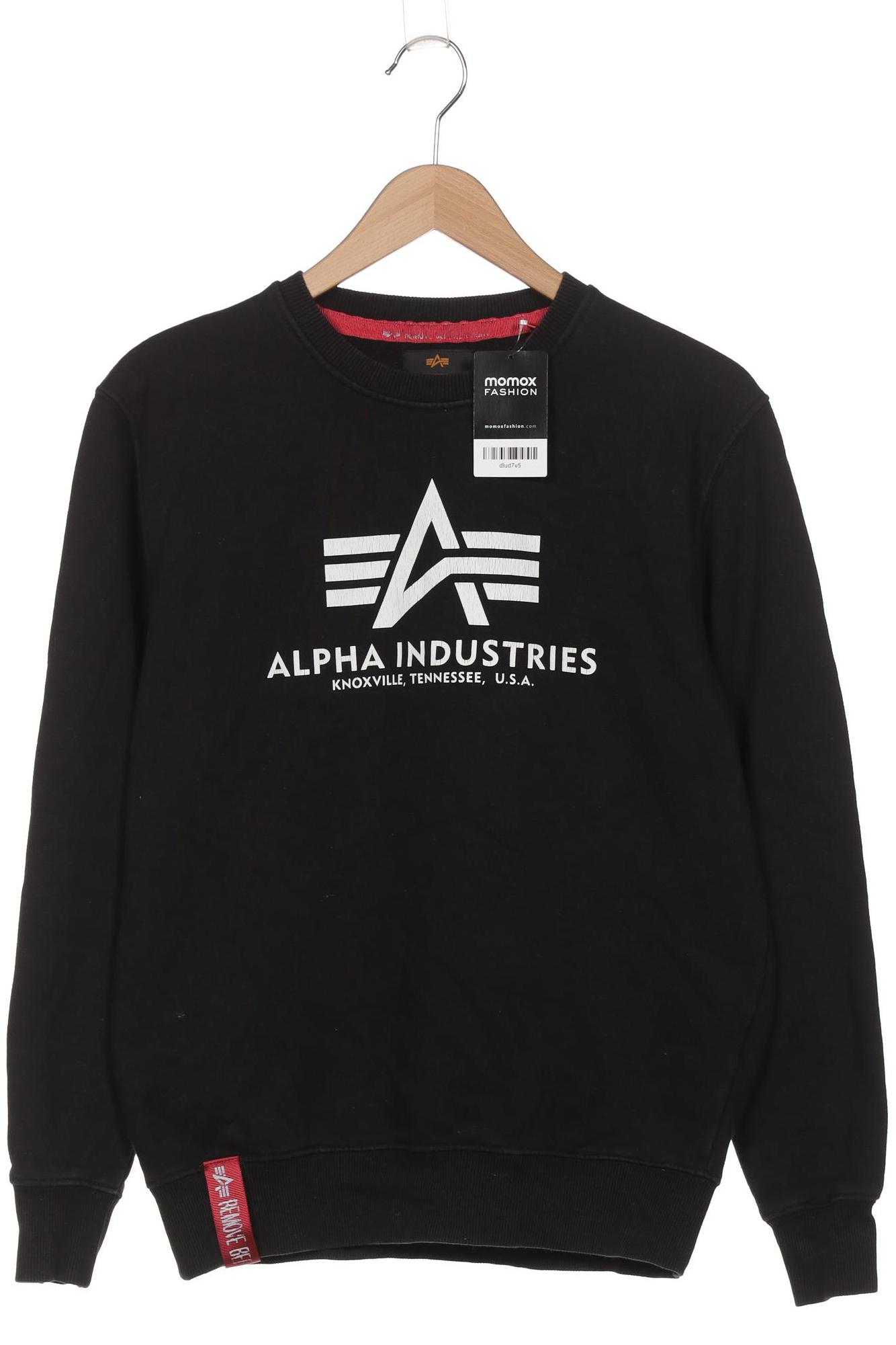 

Alpha industries Herren Sweatshirt, schwarz, Gr. 46