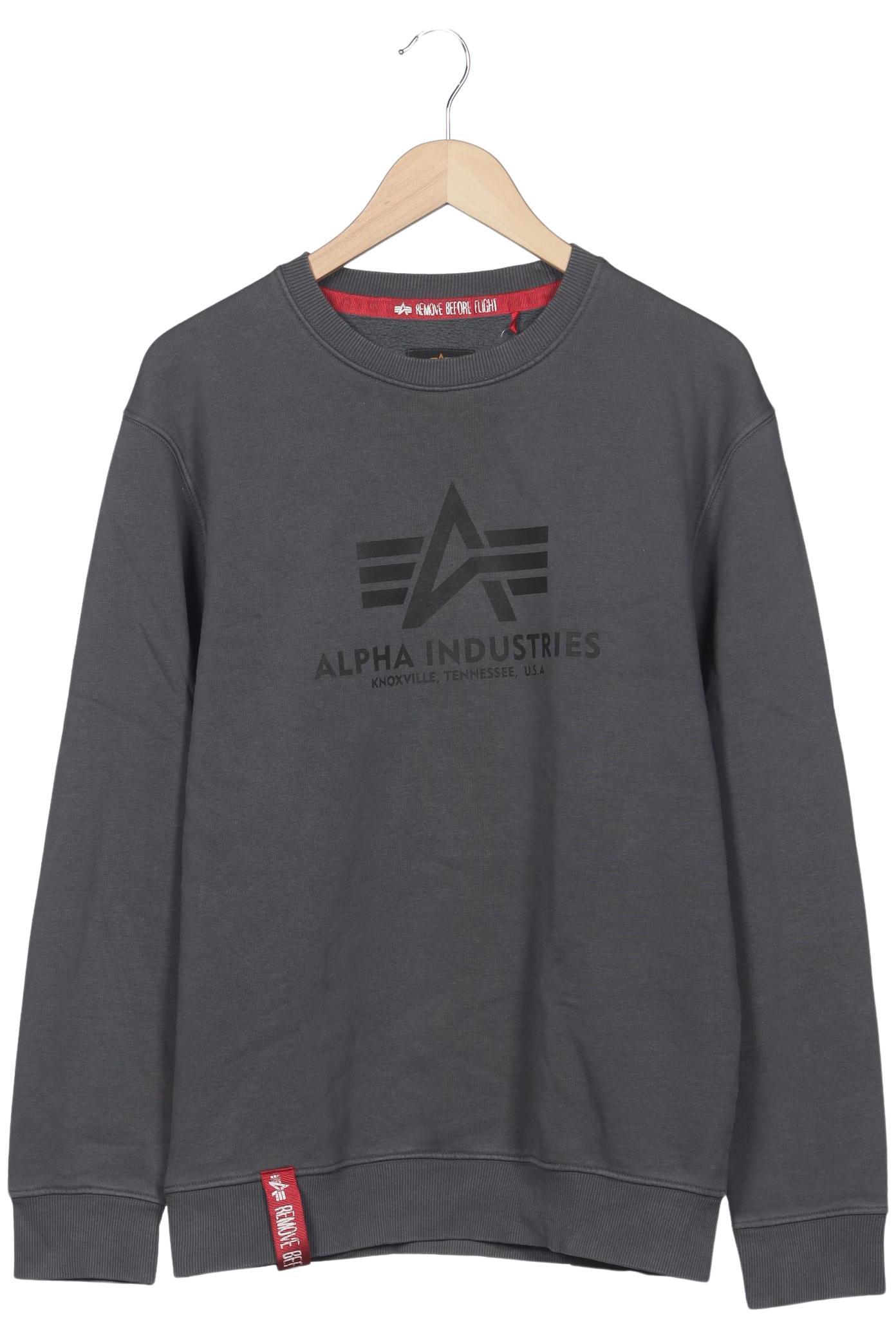 

Alpha industries Herren Sweatshirt, grau, Gr. 52