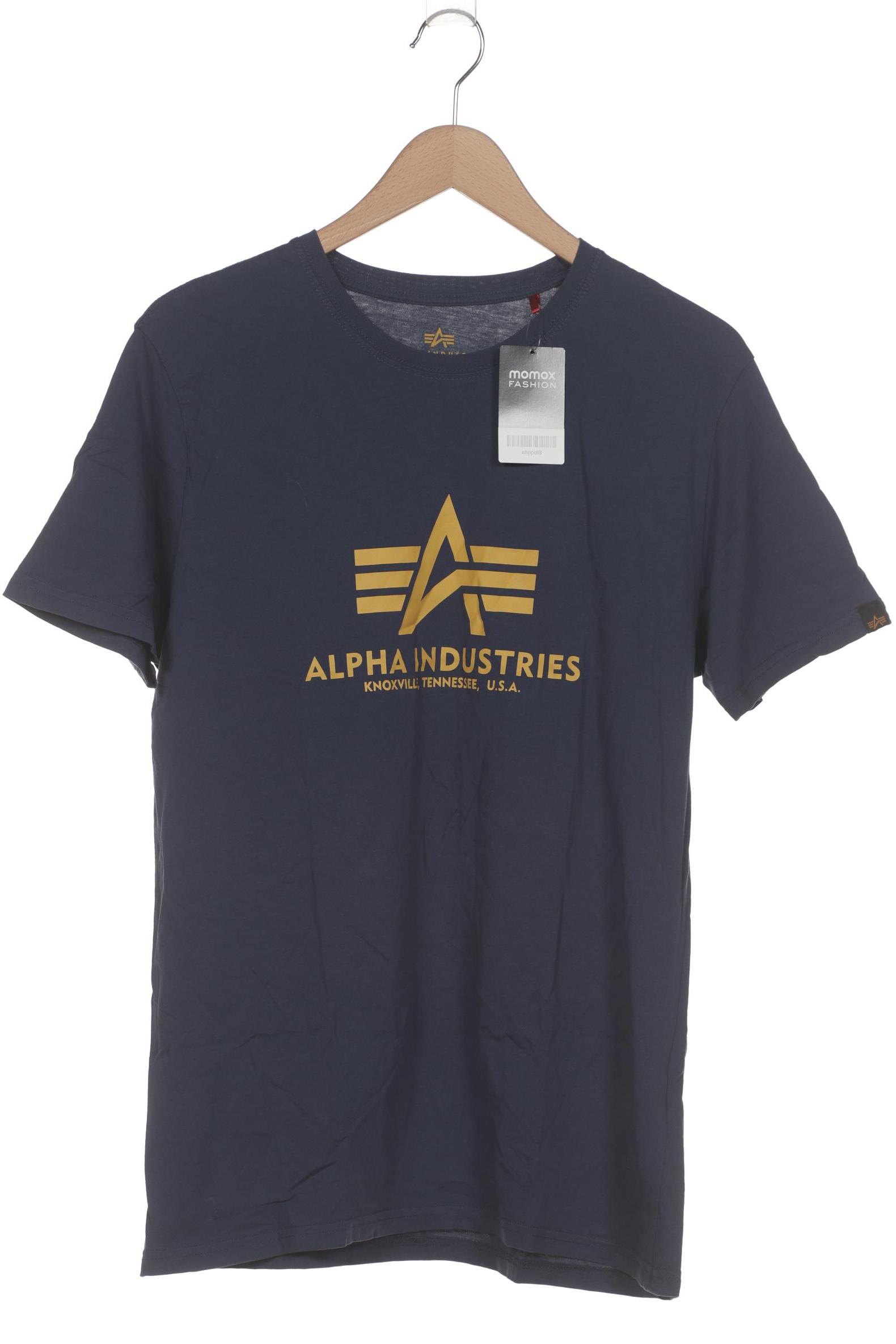 

Alpha industries Herren T-Shirt, marineblau, Gr. 54