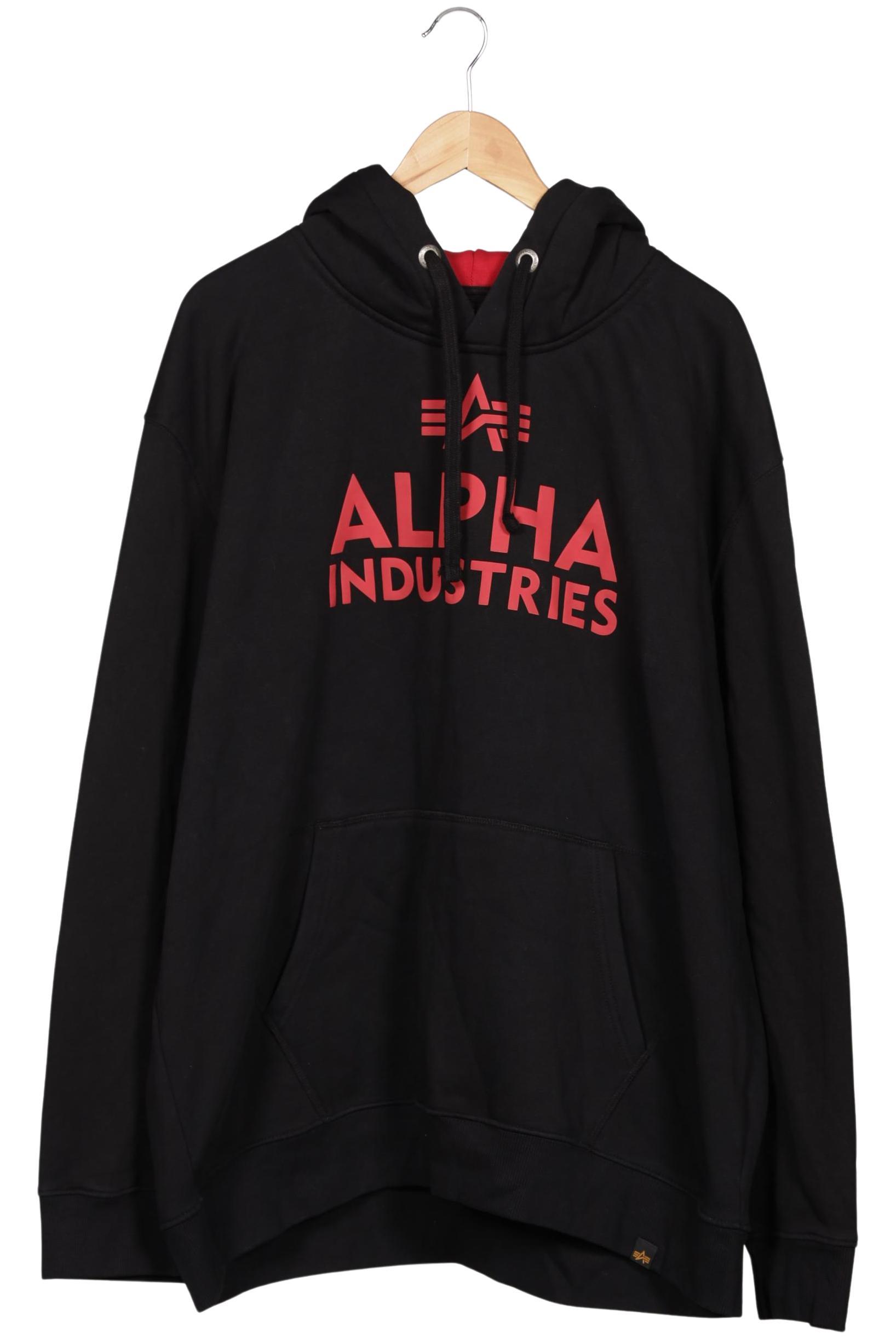

Alpha industries Herren Kapuzenpullover, schwarz, Gr. 62