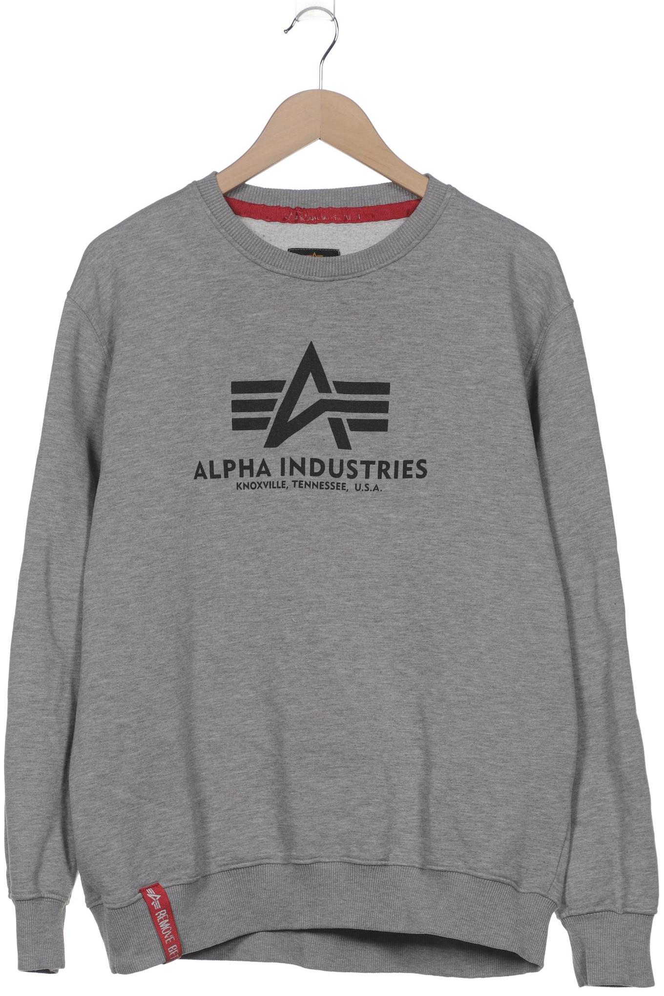 

Alpha industries Herren Sweatshirt, grau, Gr. 56
