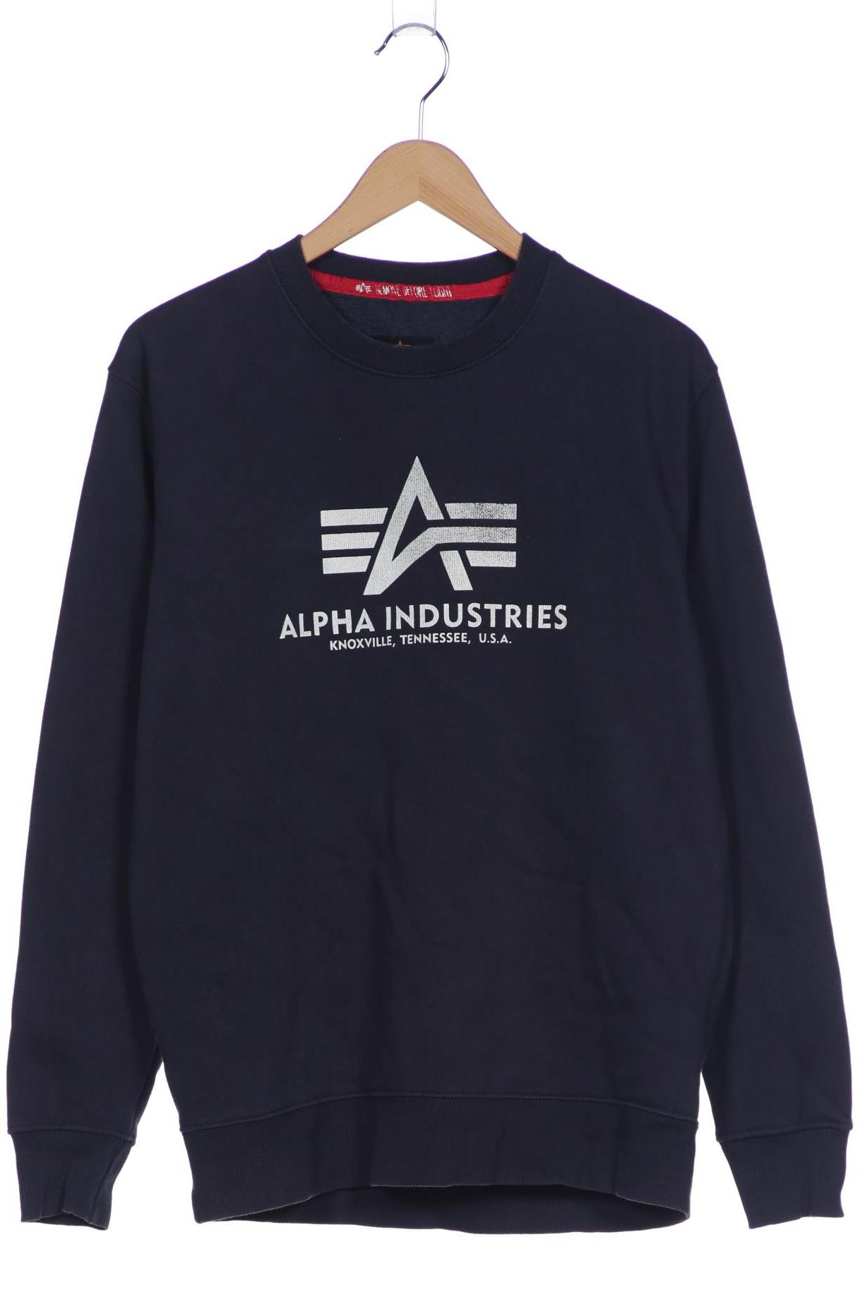 

Alpha industries Herren Sweatshirt, marineblau, Gr. 52
