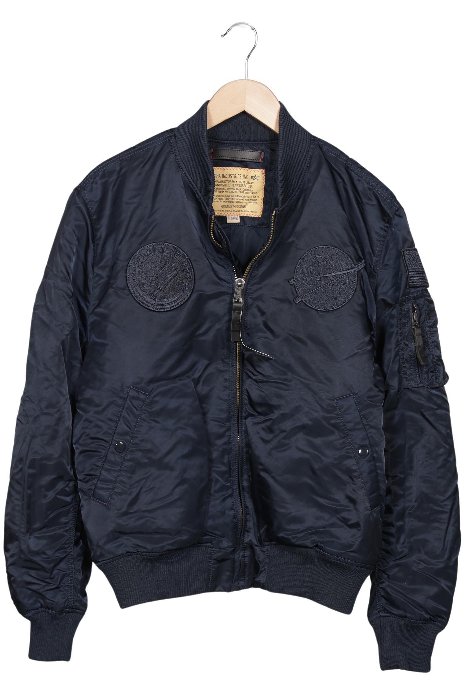 

Alpha industries Herren Jacke, marineblau, Gr. 54