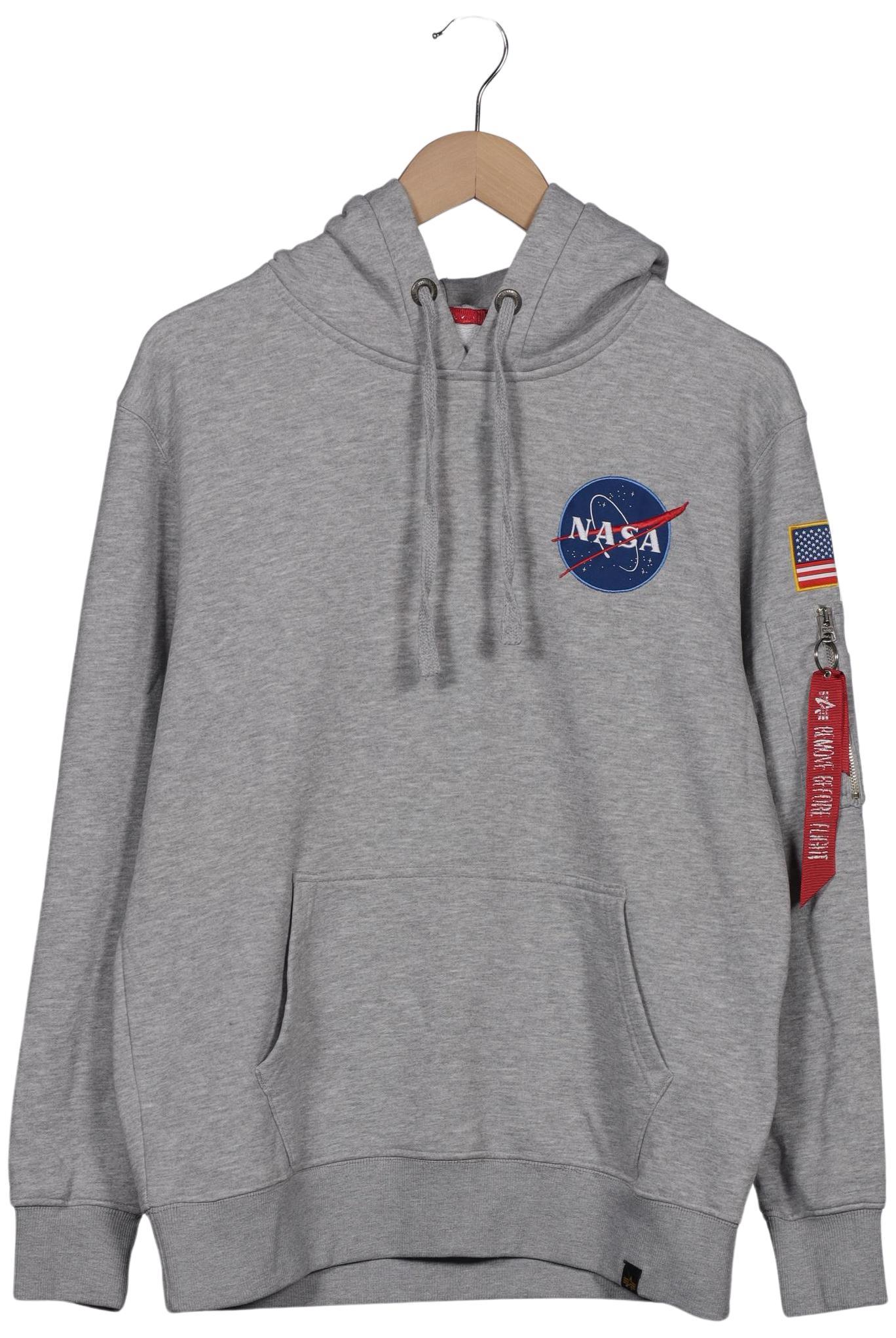 

Alpha industries Herren Kapuzenpullover, grau, Gr. 48