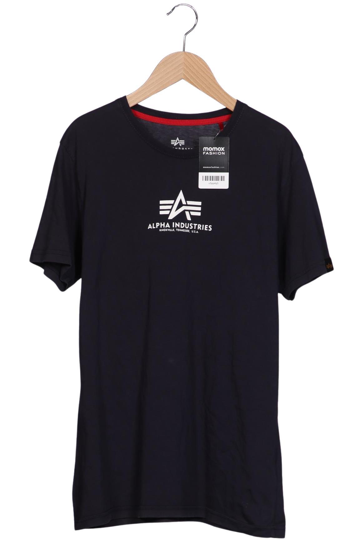 

Alpha industries Herren T-Shirt, marineblau, Gr. 48