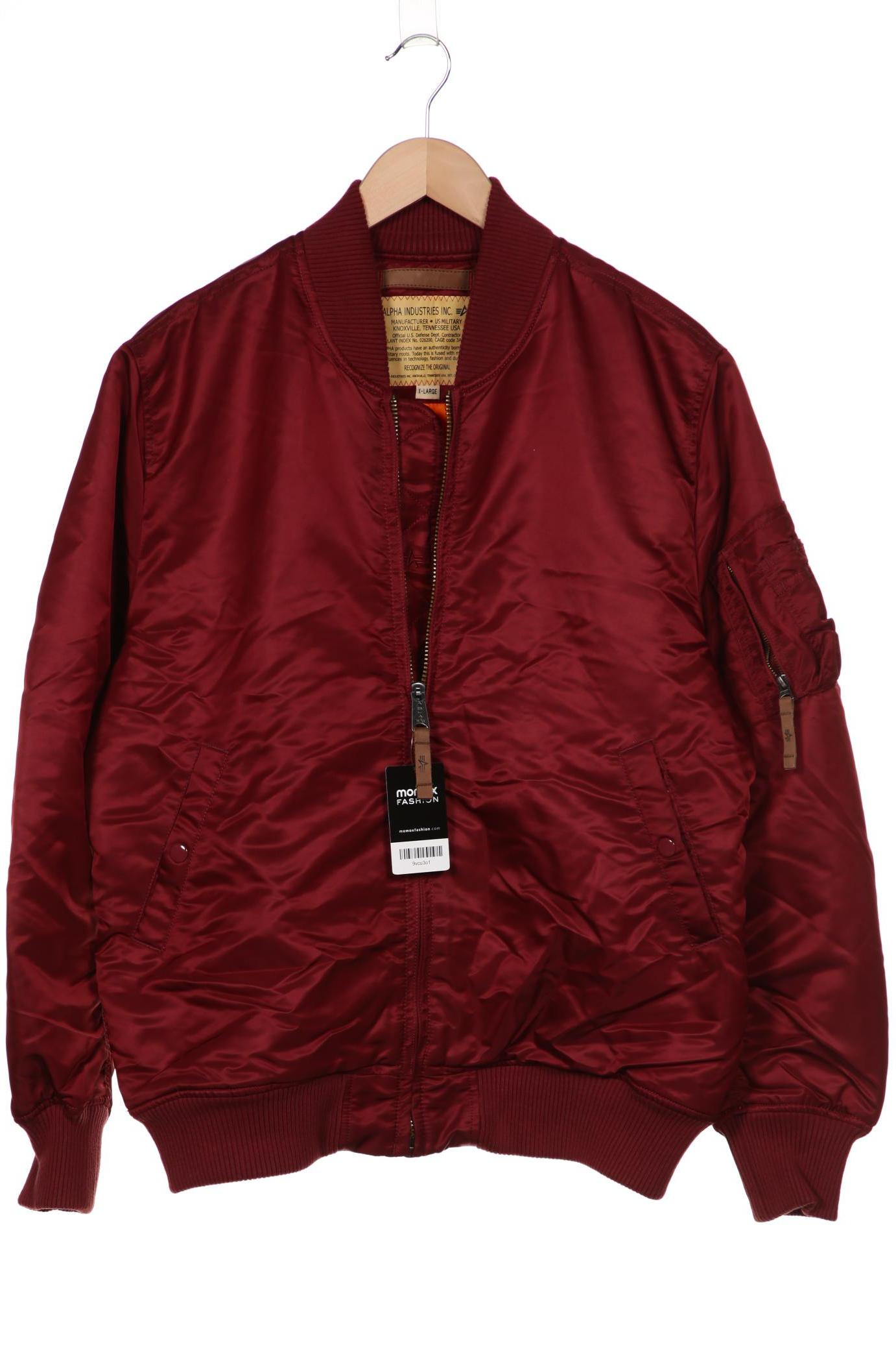 

Alpha industries Herren Jacke, bordeaux, Gr. 54
