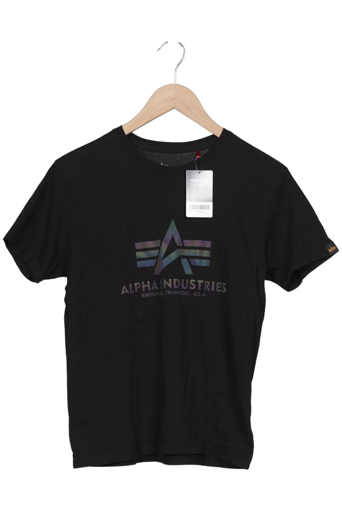 

Alpha industries Herren T-Shirt, schwarz, Gr. 46