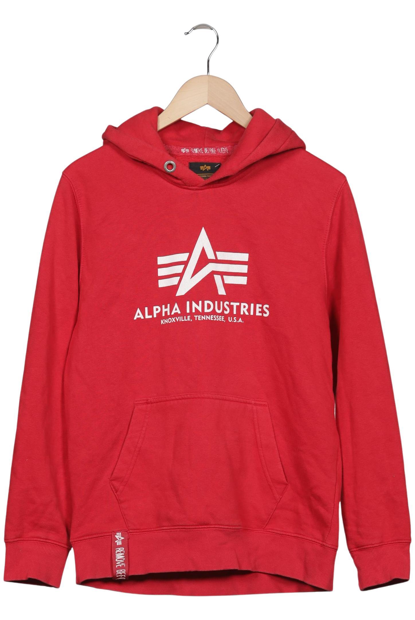 

Alpha industries Herren Kapuzenpullover, rot, Gr. 48