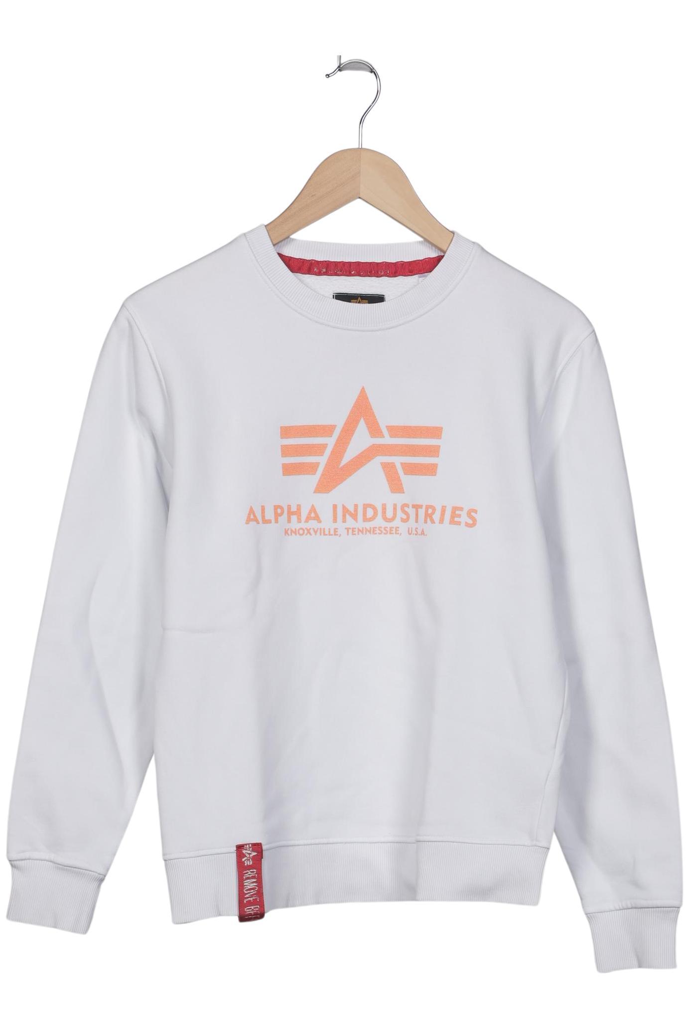 

Alpha industries Herren Sweatshirt, weiß, Gr. 44