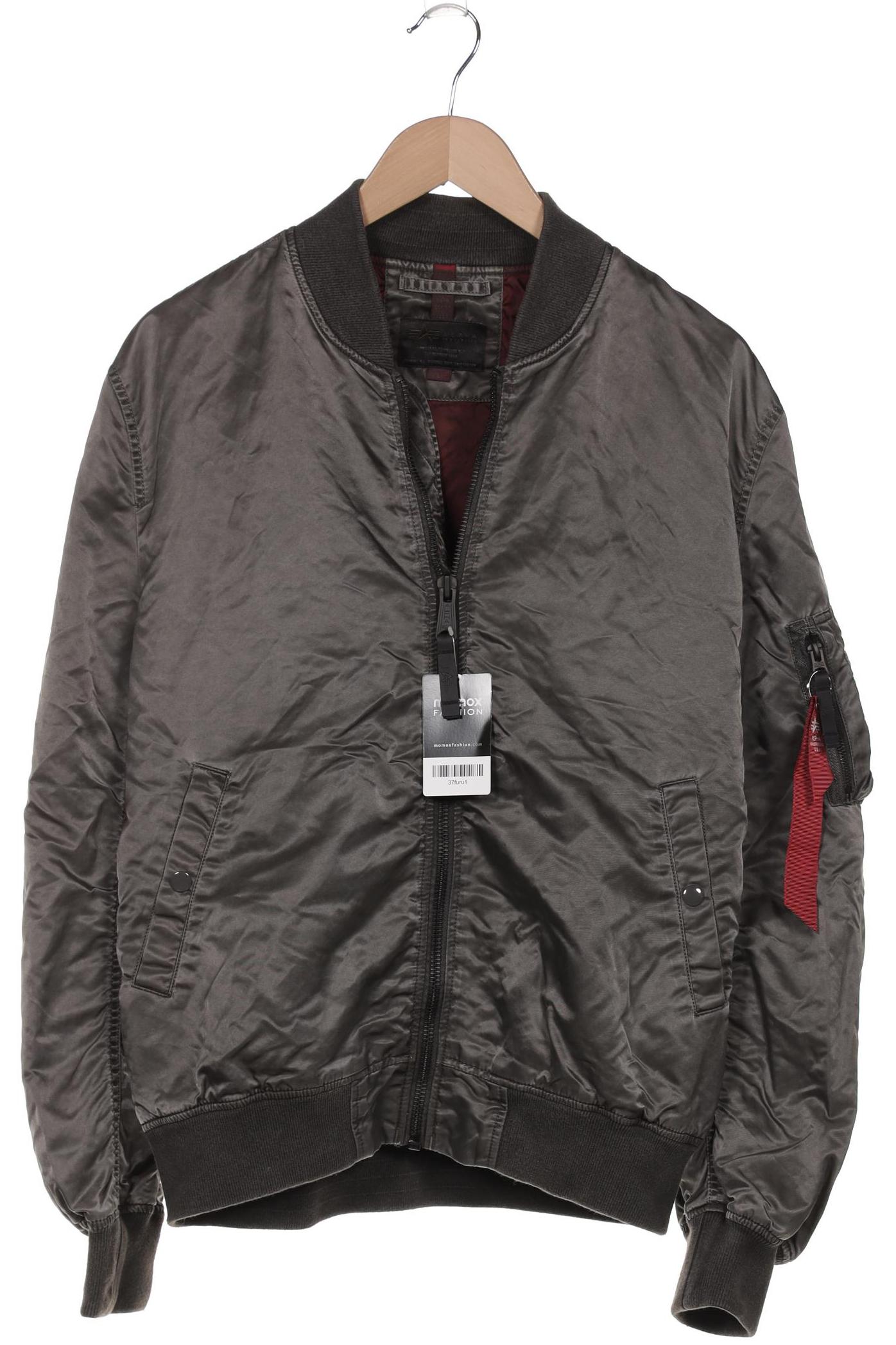 

Alpha industries Herren Jacke, grau, Gr. 52