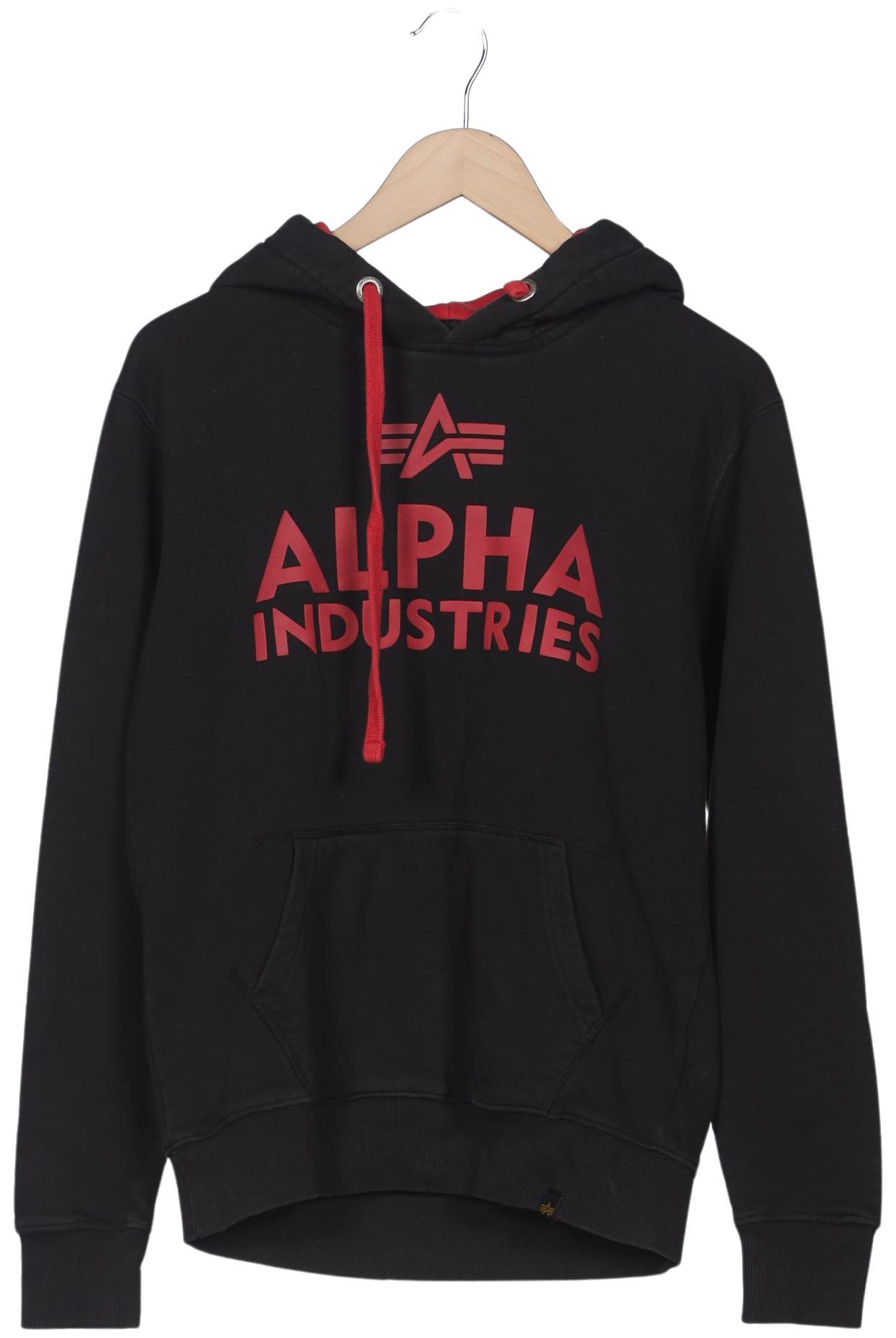 

Alpha industries Herren Kapuzenpullover, schwarz, Gr. 46