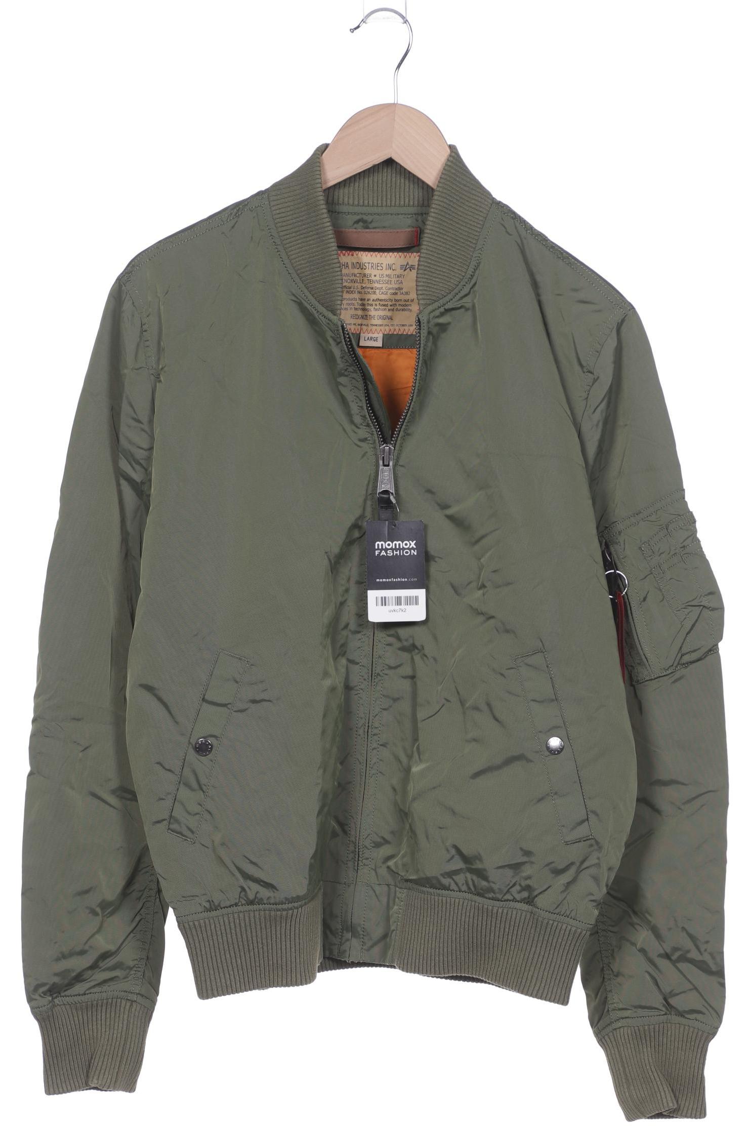 

Alpha industries Herren Jacke, grün, Gr. 52