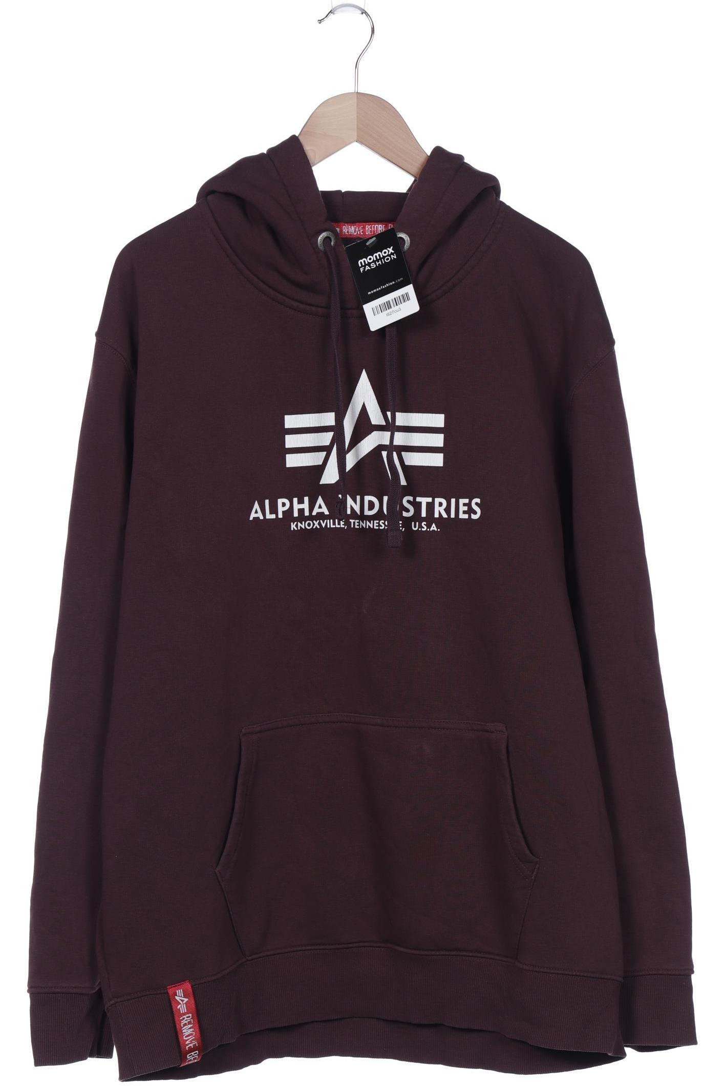 

Alpha industries Herren Kapuzenpullover, braun, Gr. 58