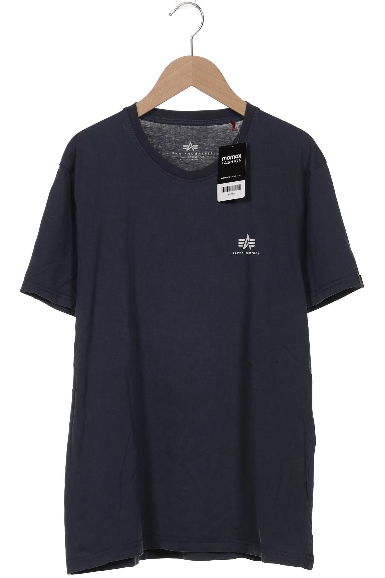 

Alpha industries Herren T-Shirt, marineblau, Gr. 52
