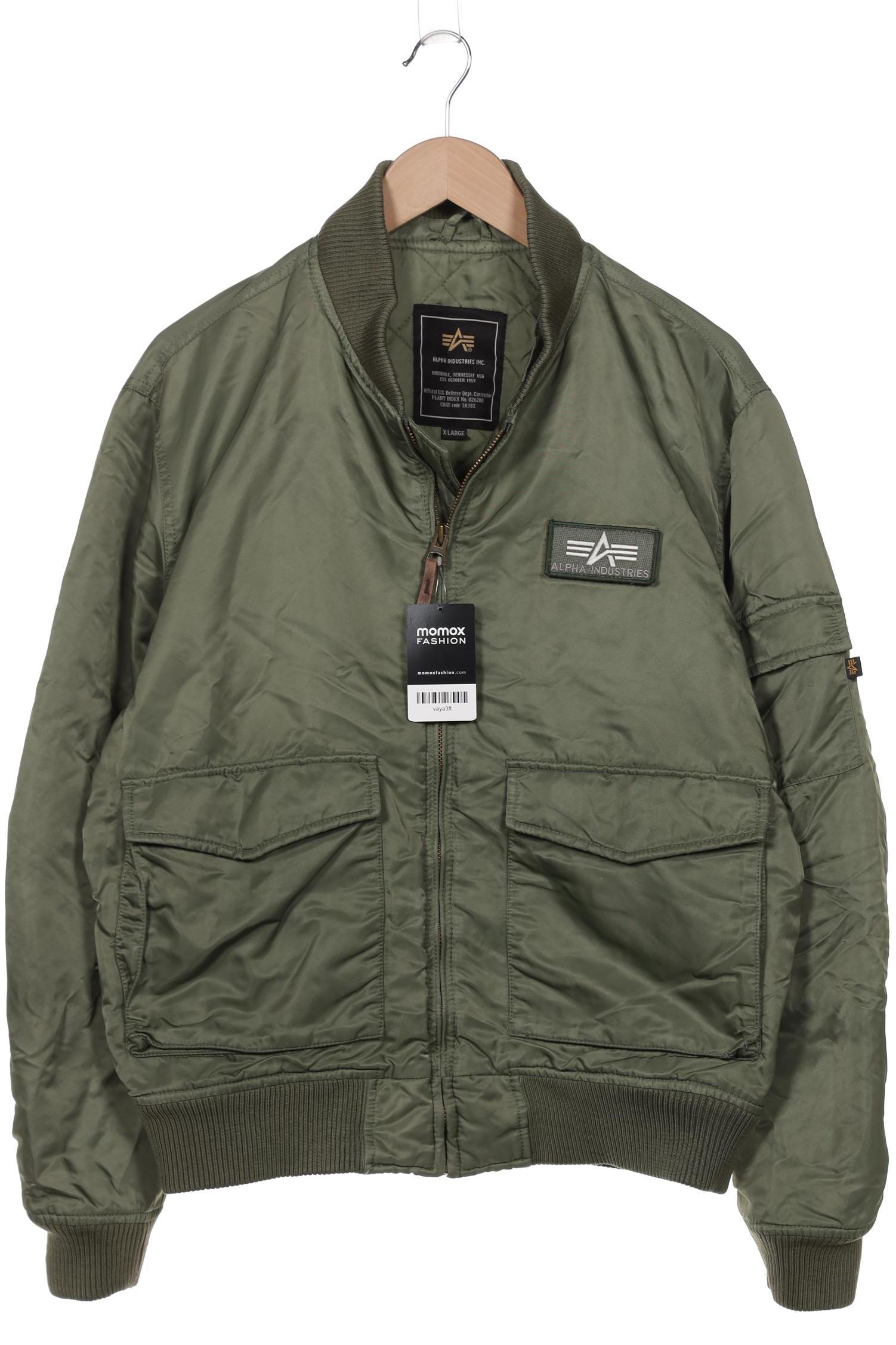 

Alpha industries Herren Jacke, grün, Gr. 54