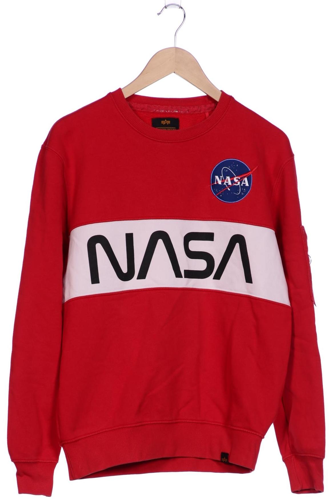 

Alpha industries Herren Sweatshirt, rot, Gr. 48
