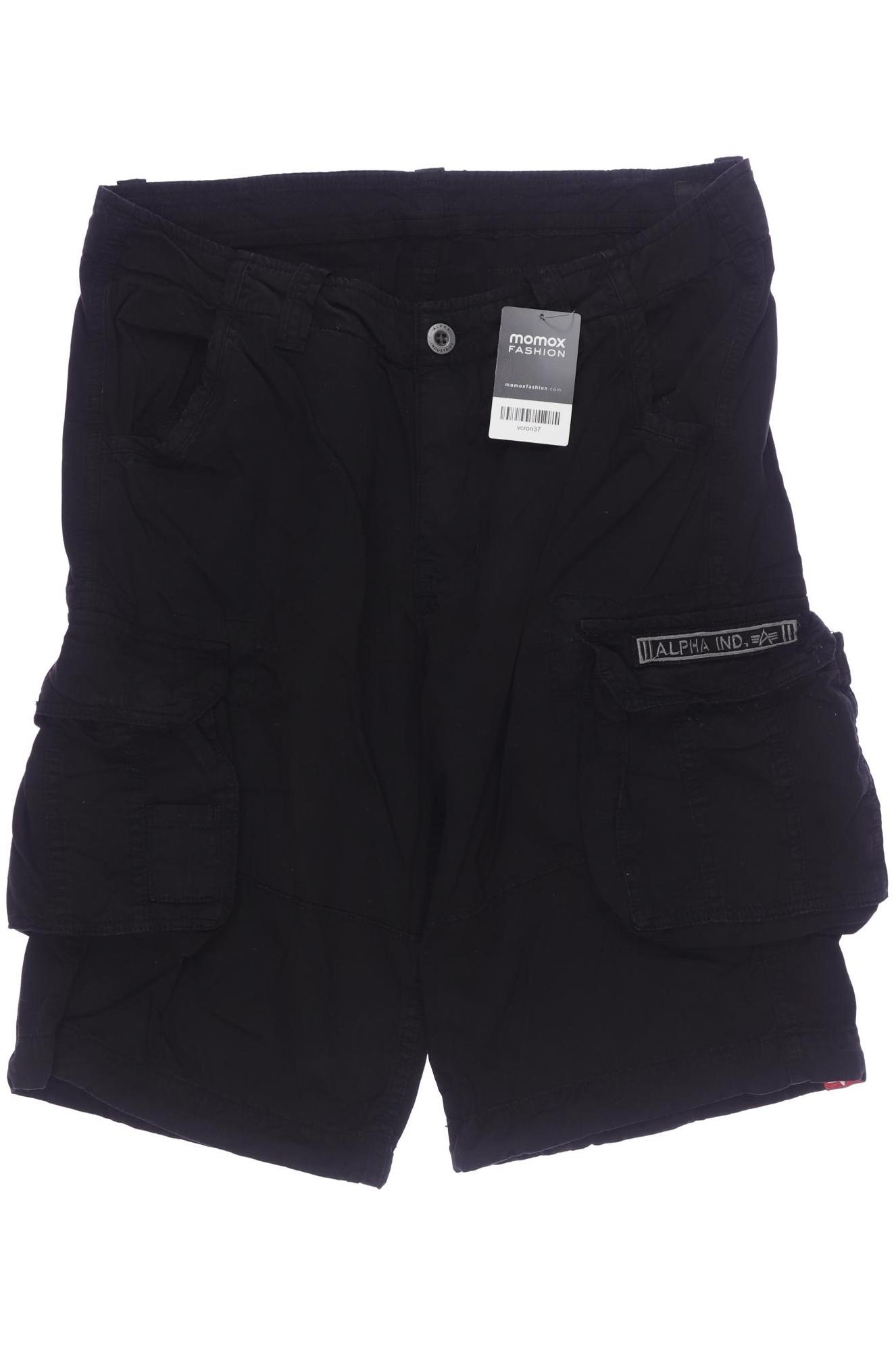 

Alpha industries Herren Shorts, schwarz, Gr. 34