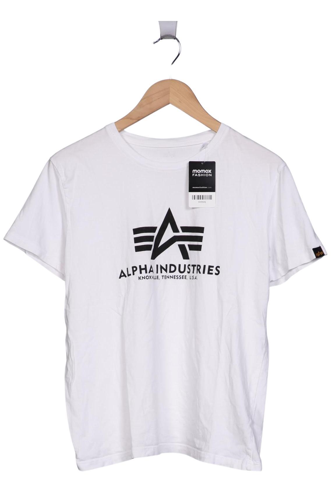 

Alpha industries Herren T-Shirt, weiß, Gr. 46