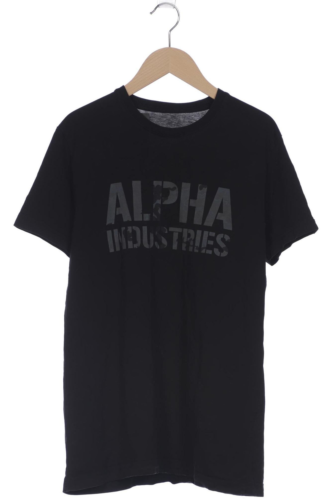 

Alpha industries Herren T-Shirt, schwarz, Gr. 46