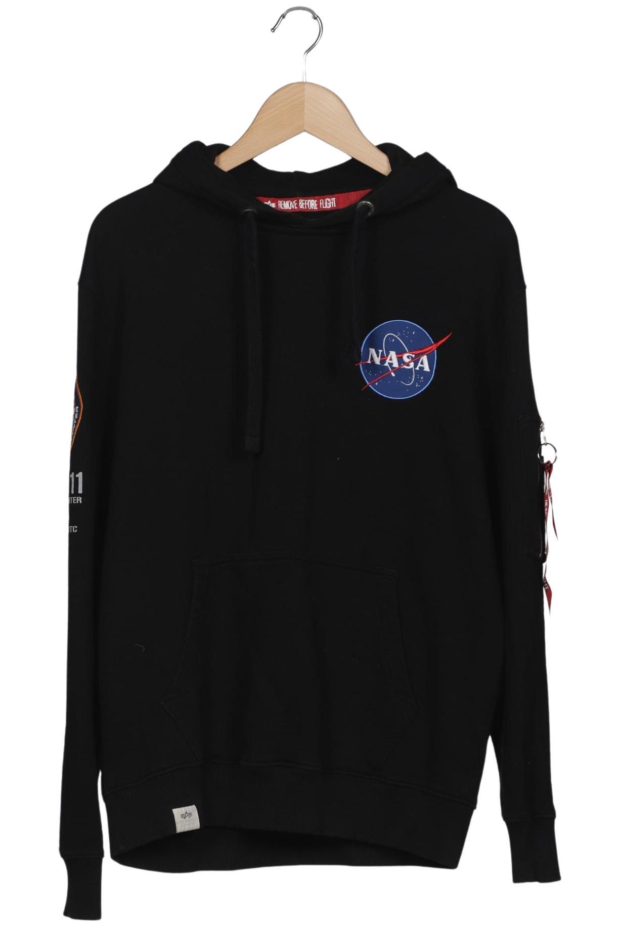 

Alpha industries Herren Kapuzenpullover, schwarz, Gr. 48