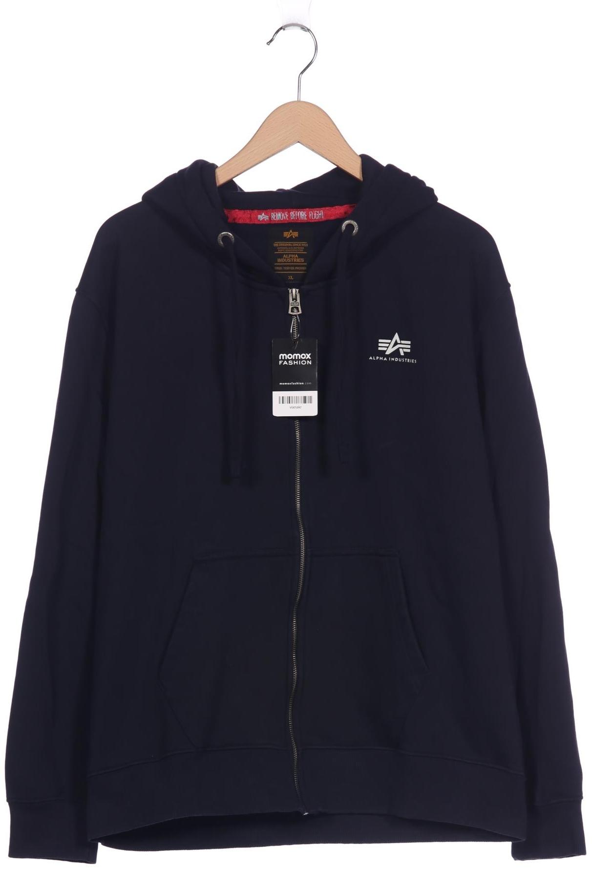 

Alpha industries Herren Kapuzenpullover, marineblau, Gr. 54