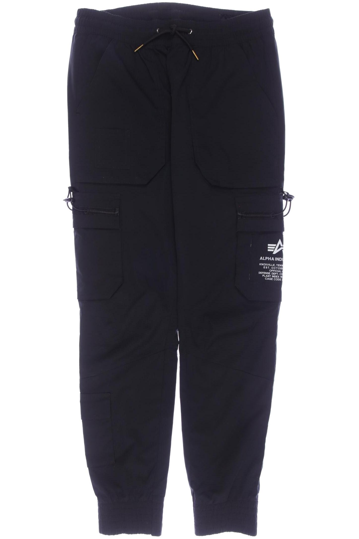 

Alpha industries Herren Stoffhose, schwarz, Gr. 0