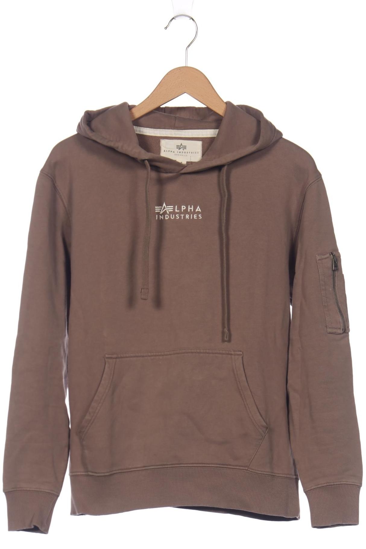 

Alpha industries Herren Kapuzenpullover, braun, Gr. 46