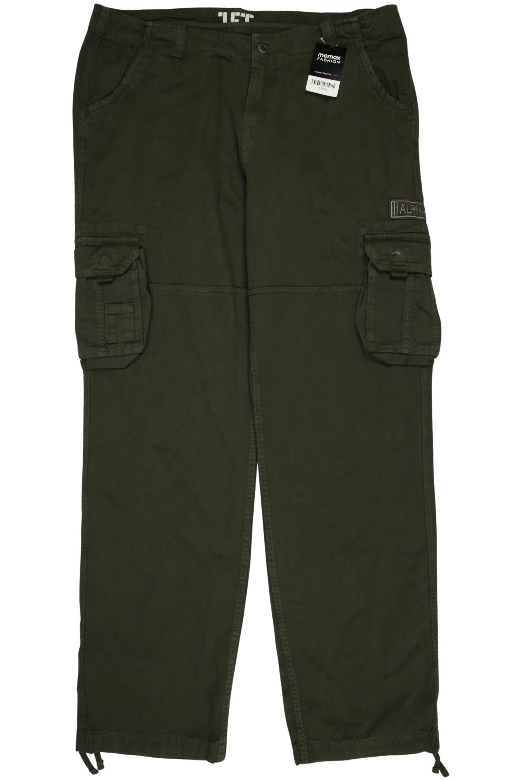 Thumbnail - Alpha industries Herren Stoffhose, grün, Gr. 40
