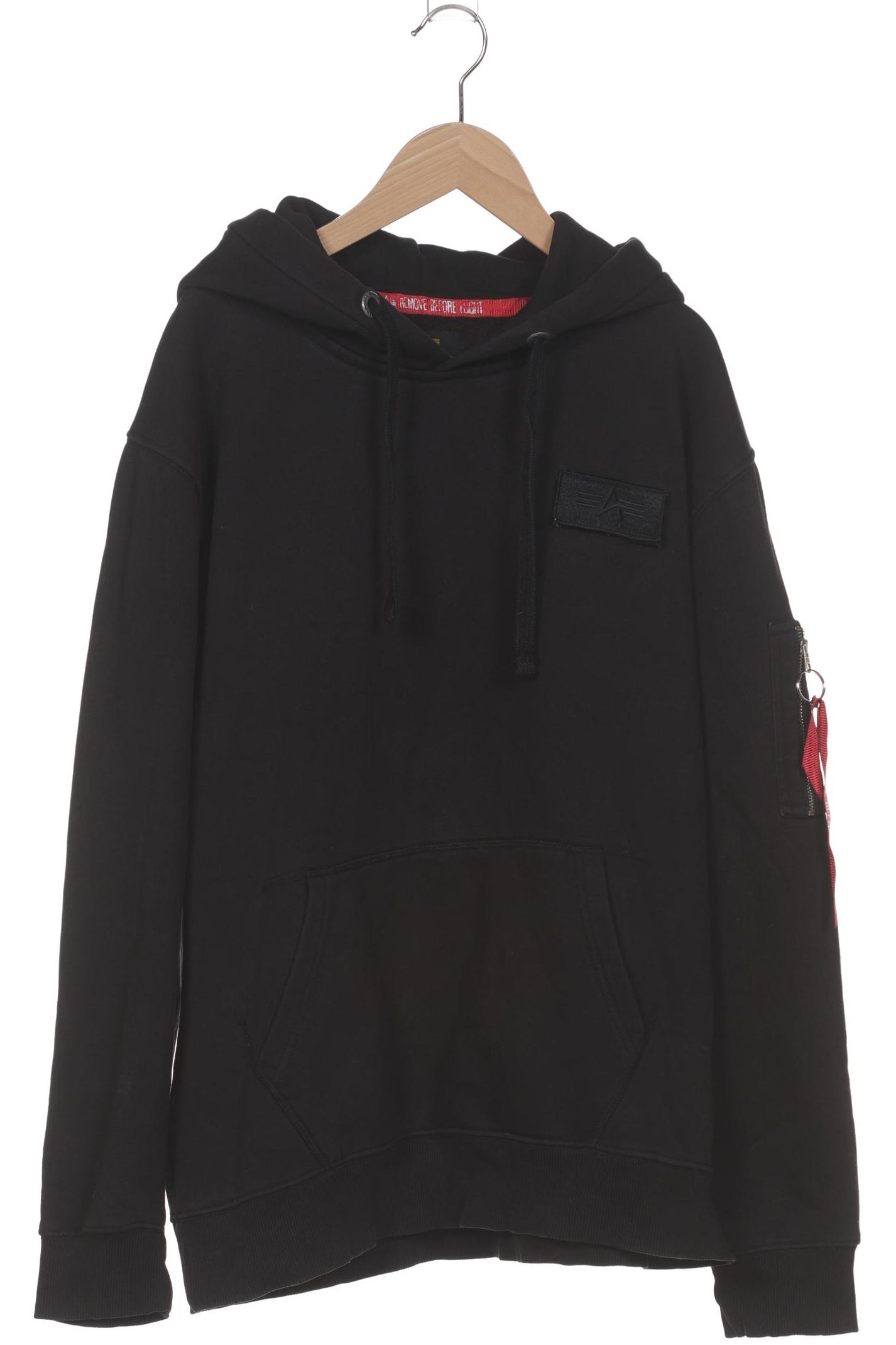 

Alpha industries Herren Kapuzenpullover, schwarz, Gr. 52