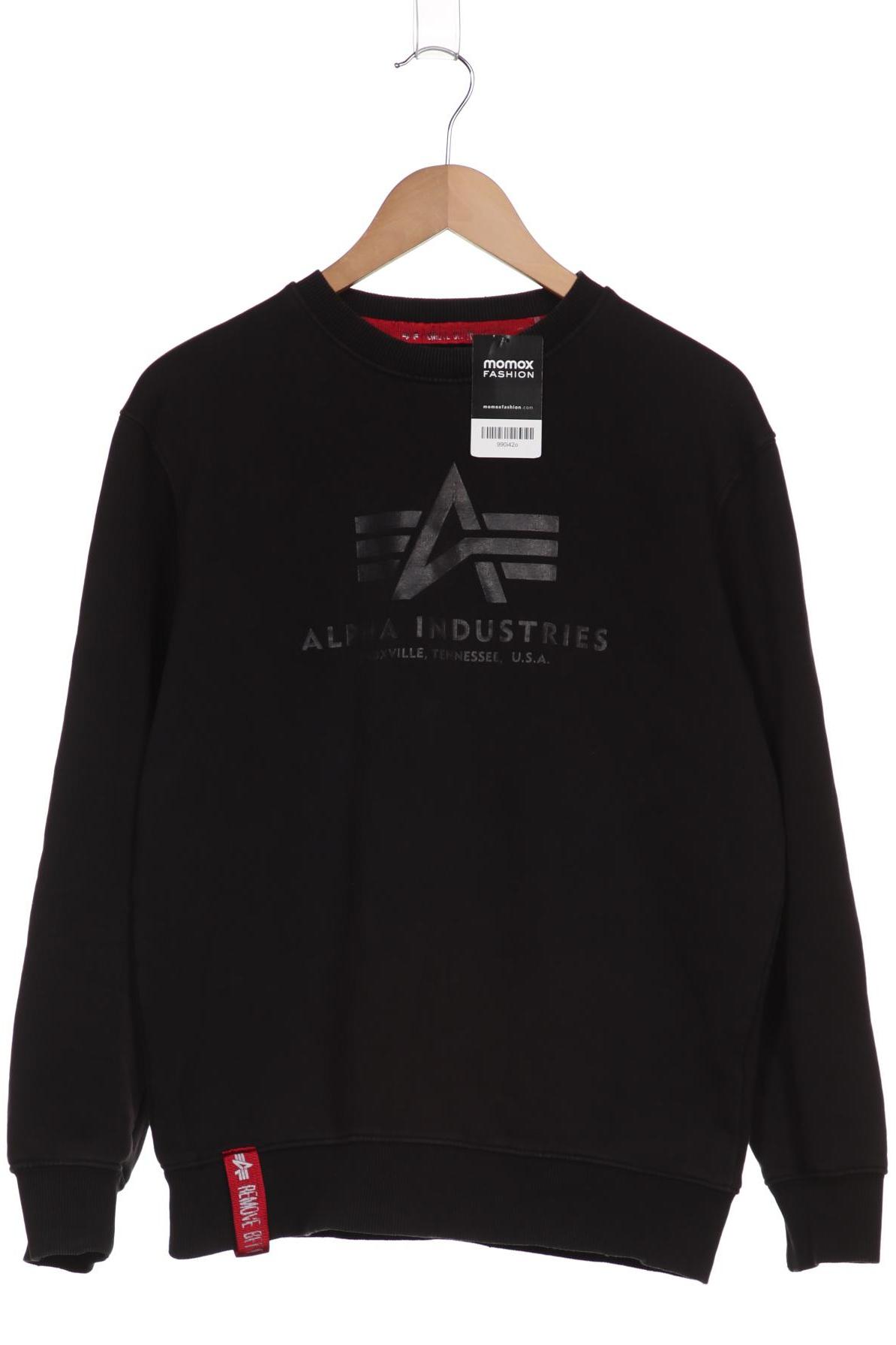 

Alpha industries Herren Pullover, schwarz, Gr. 52
