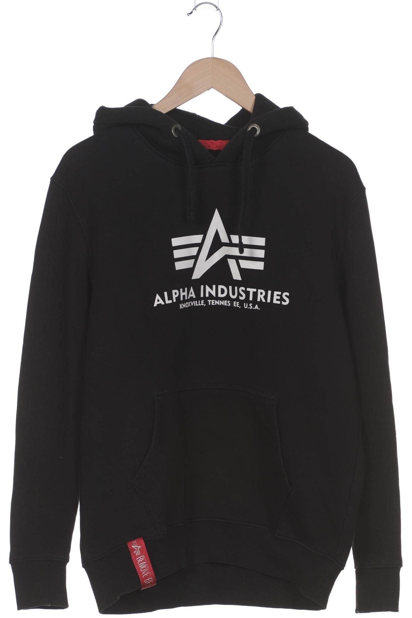 

Alpha industries Herren Kapuzenpullover, schwarz, Gr. 52
