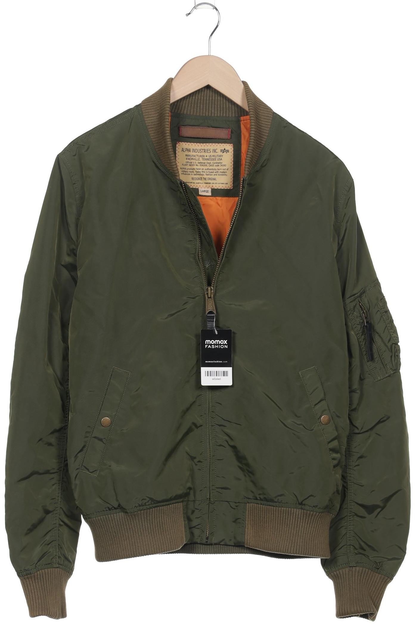 

Alpha industries Herren Jacke, grün, Gr. 52