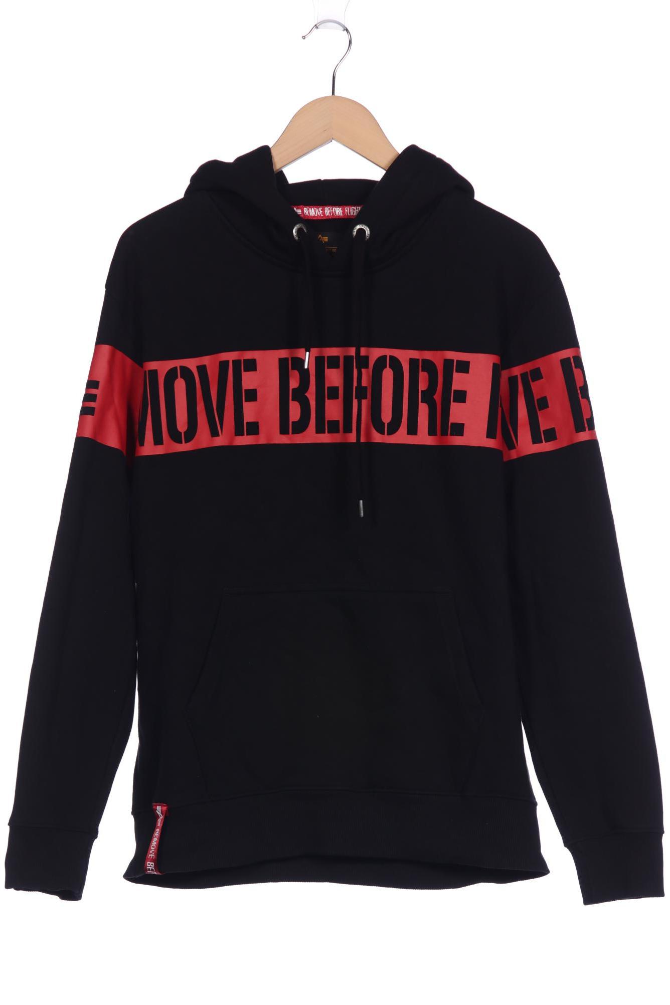 

Alpha industries Herren Kapuzenpullover, schwarz, Gr. 54