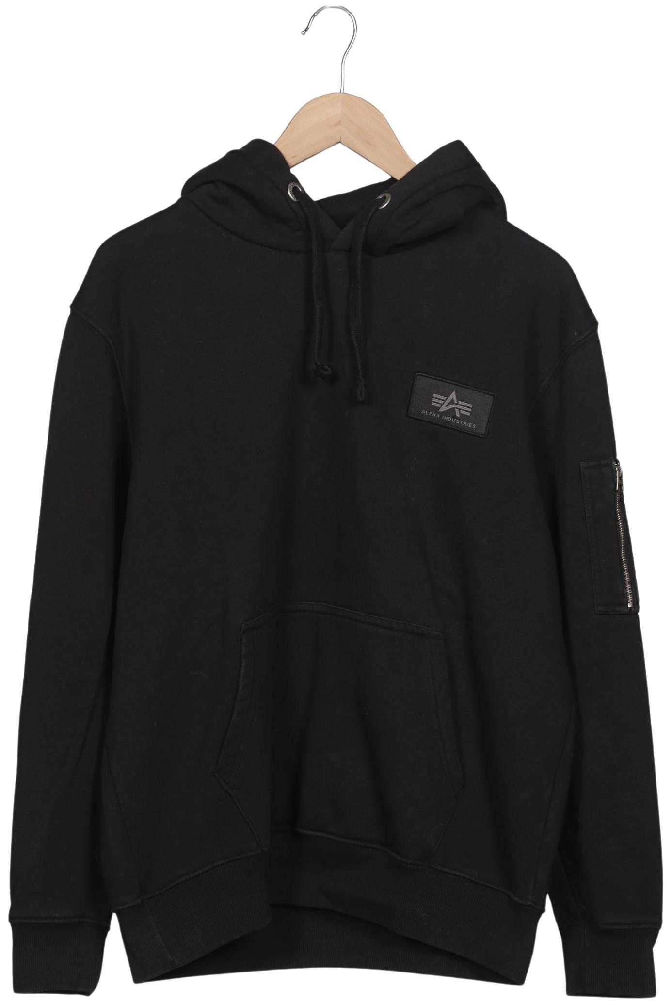 Thumbnail - Alpha industries Herren Kapuzenpullover, schwarz, Gr. 52