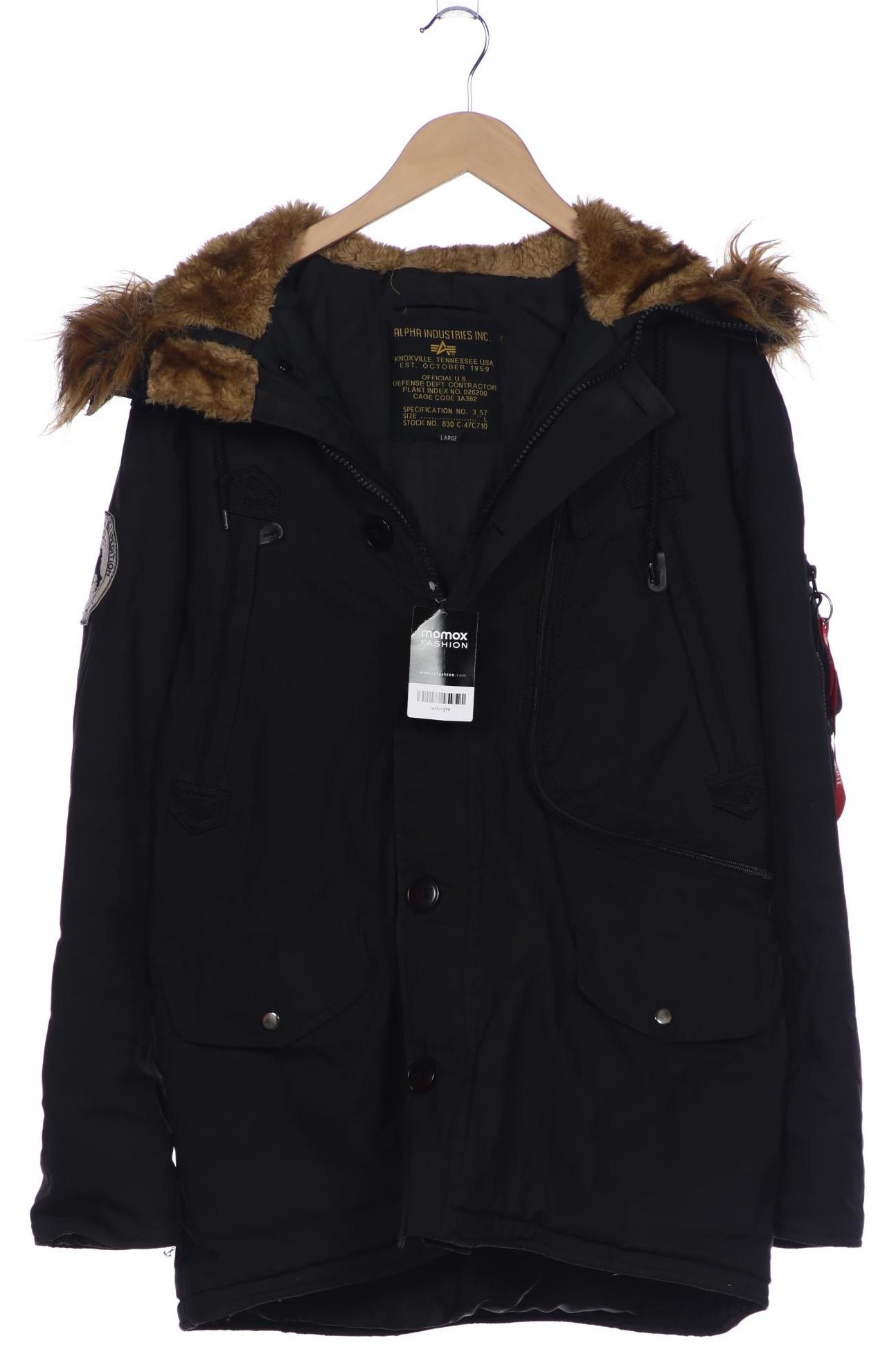 

Alpha industries Herren Jacke, schwarz, Gr. 52