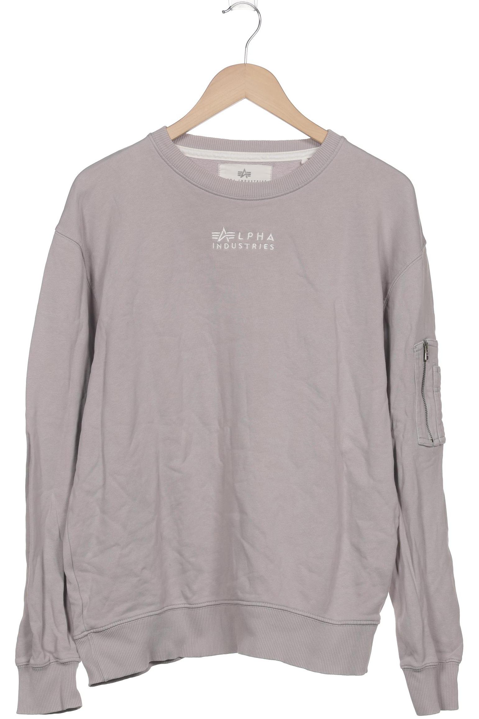 

Alpha industries Herren Sweatshirt, grau, Gr. 52