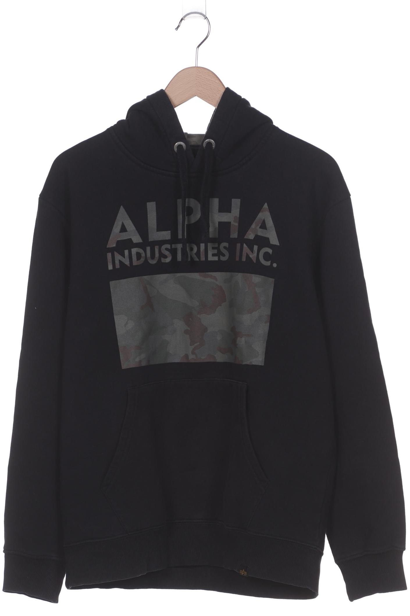 

Alpha industries Herren Kapuzenpullover, schwarz, Gr. 54