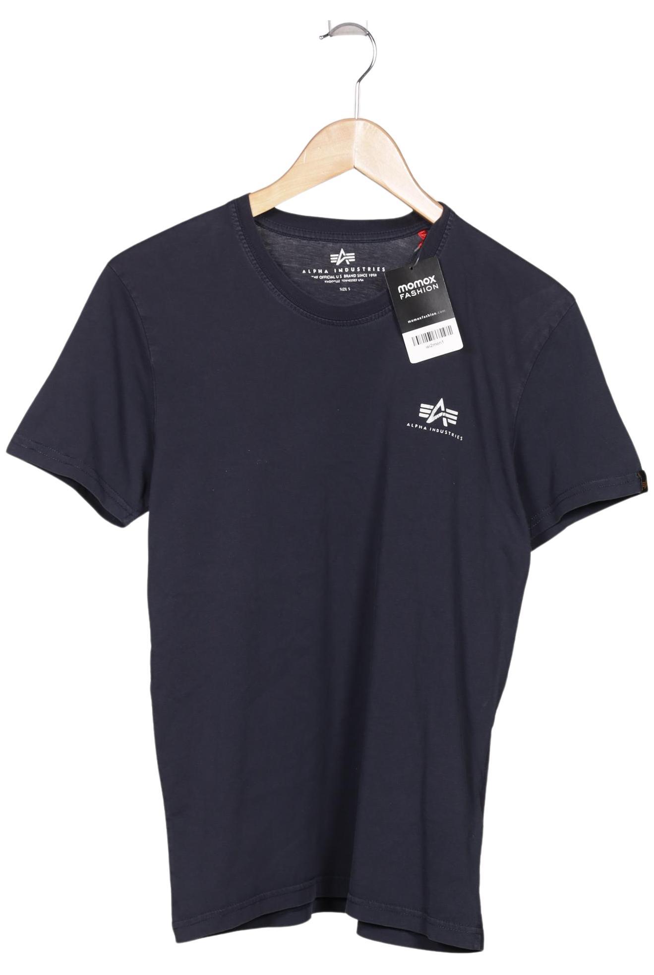 

Alpha industries Herren T-Shirt, marineblau, Gr. 46