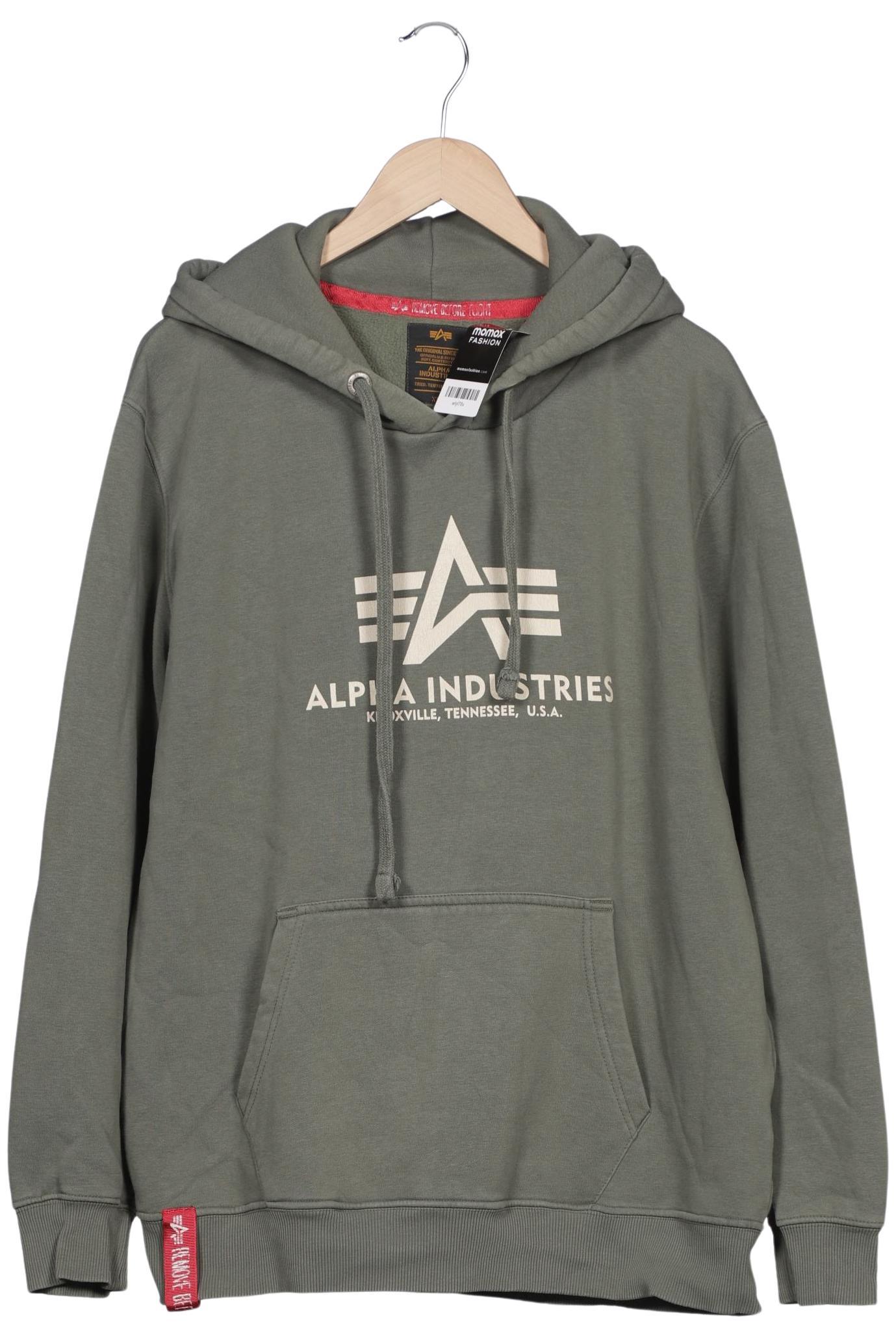 

Alpha industries Herren Kapuzenpullover, grün, Gr. 56