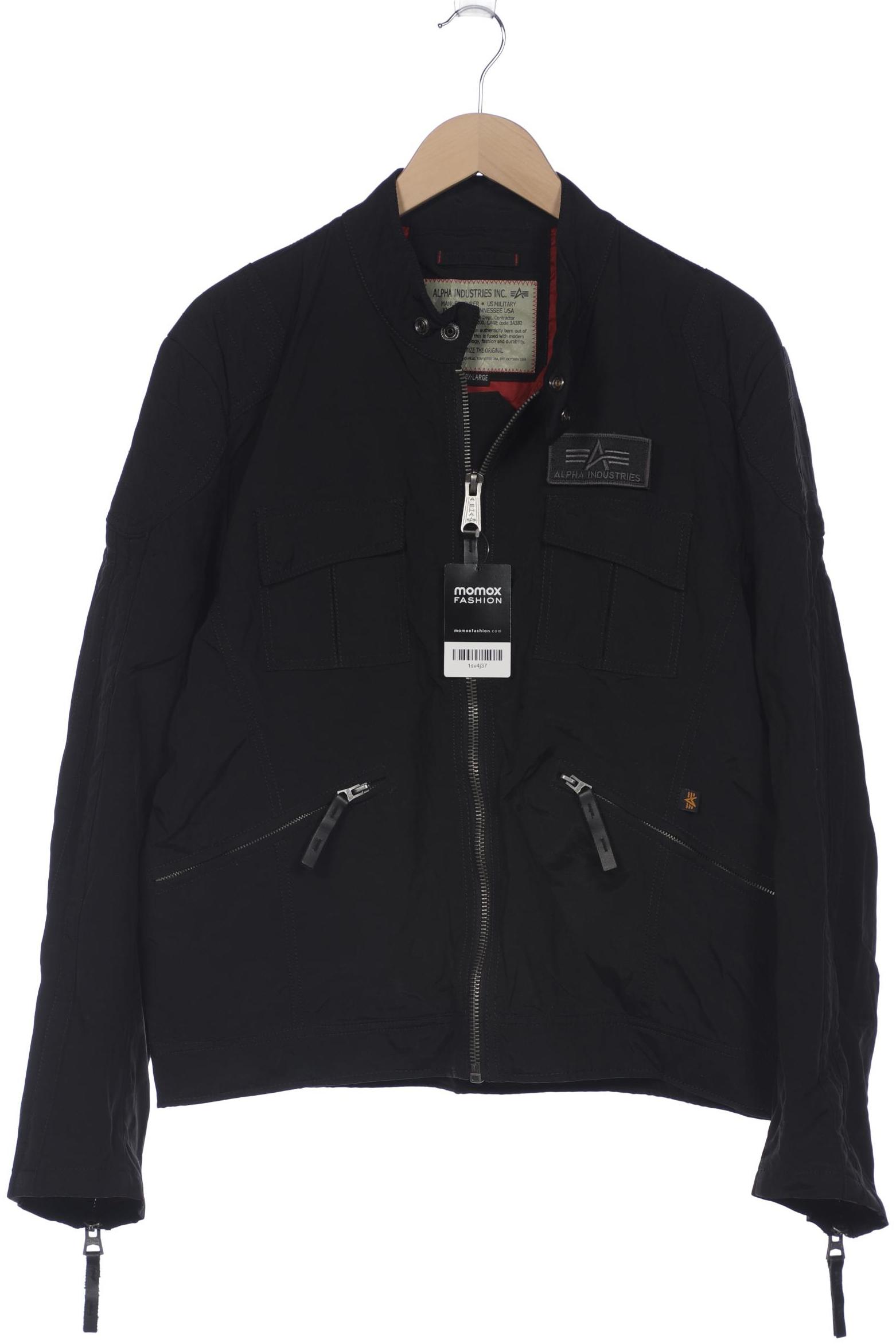 

Alpha industries Herren Jacke, schwarz, Gr. 56