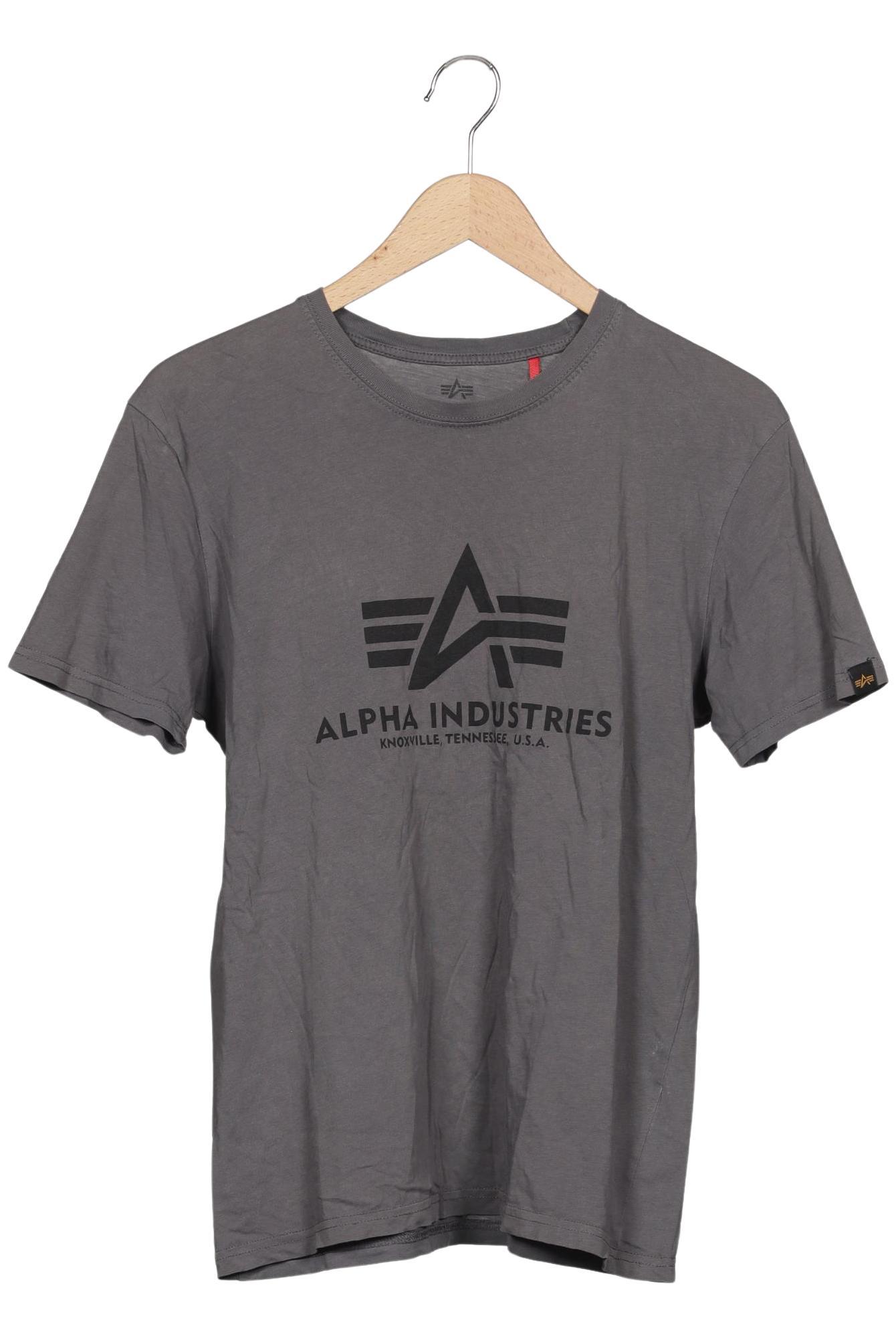 

Alpha industries Herren T-Shirt, grau, Gr. 48