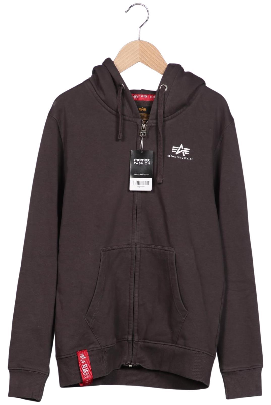 

Alpha industries Herren Kapuzenpullover, grau, Gr. 46