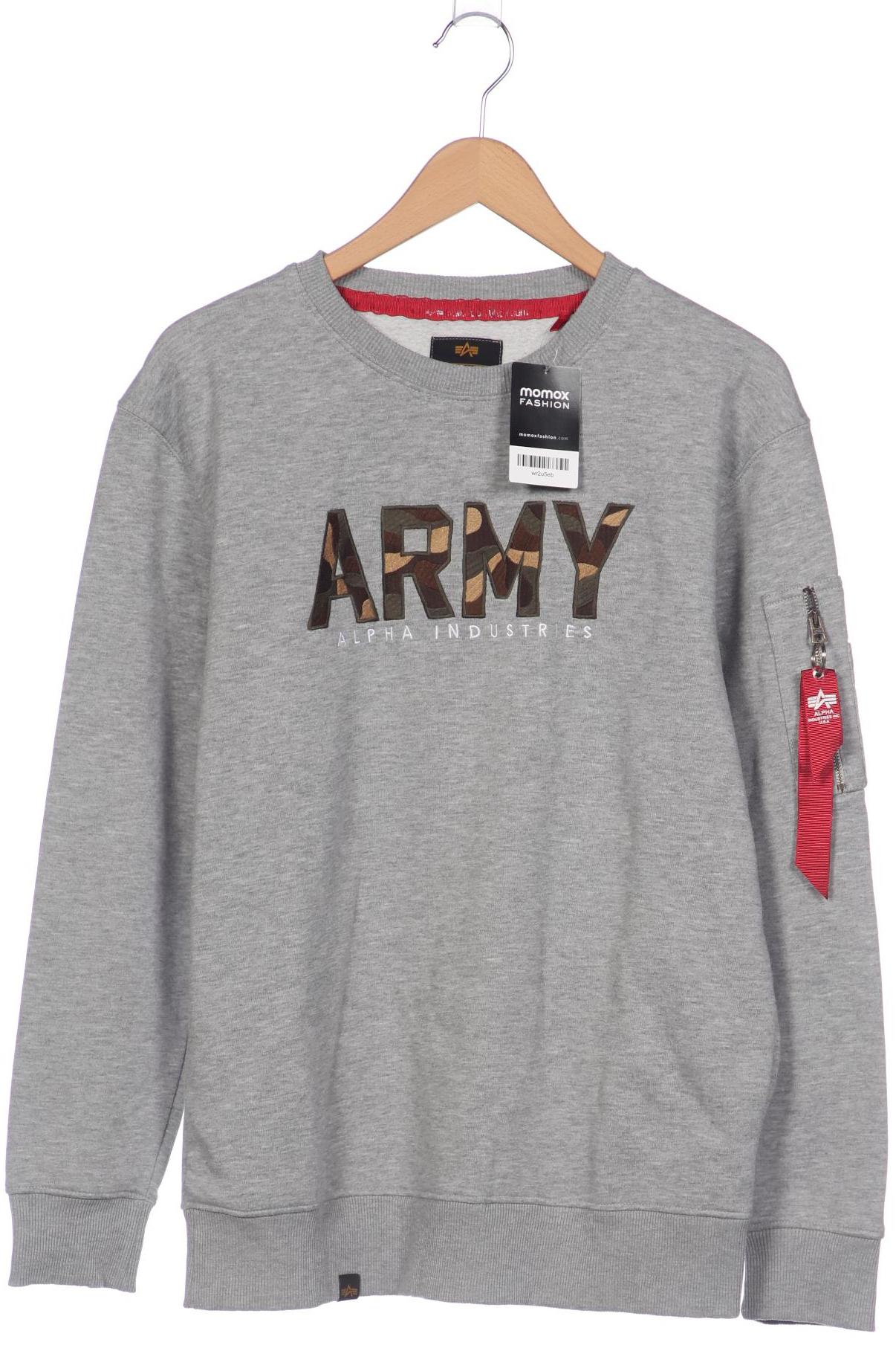 

Alpha industries Herren Sweatshirt, grau, Gr. 52